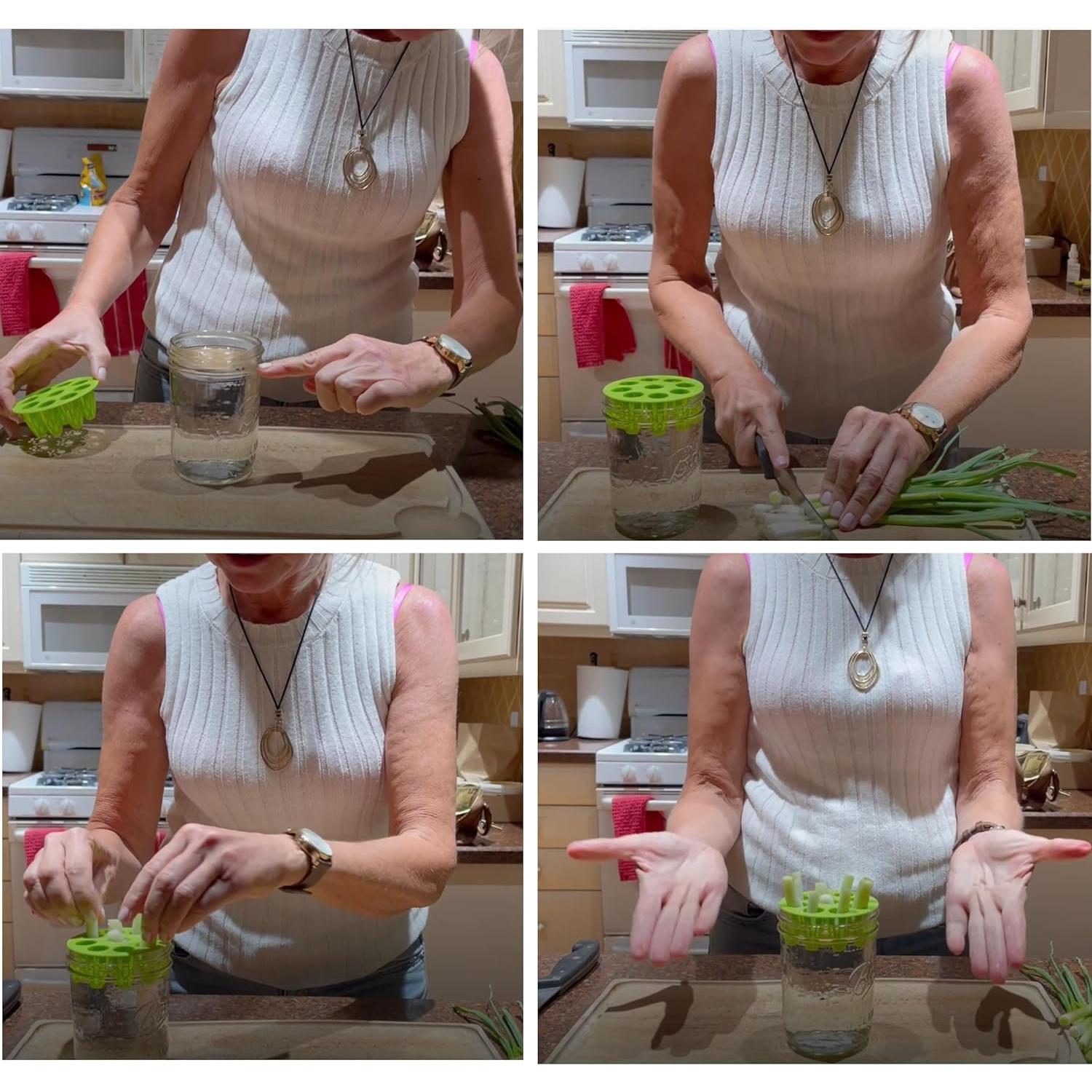 Recreador de Cebollín ZESTIGREENS con Tapa Ergonómica