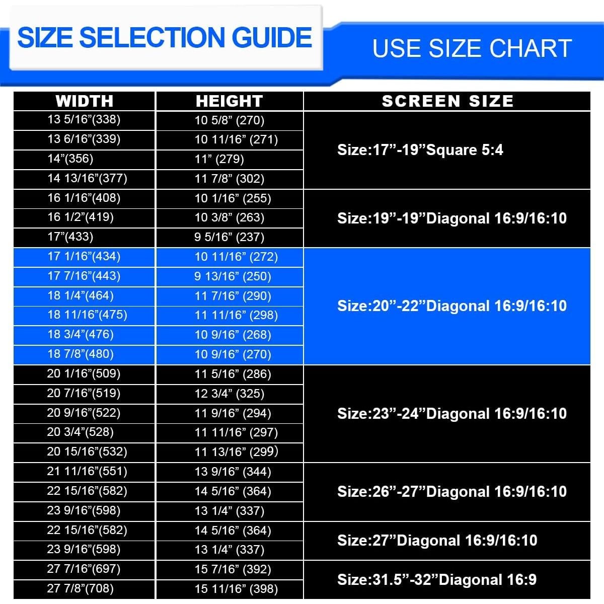Filtro de Pantalla de Privacidad GUDTEKE 21.5" Anti-reflejo