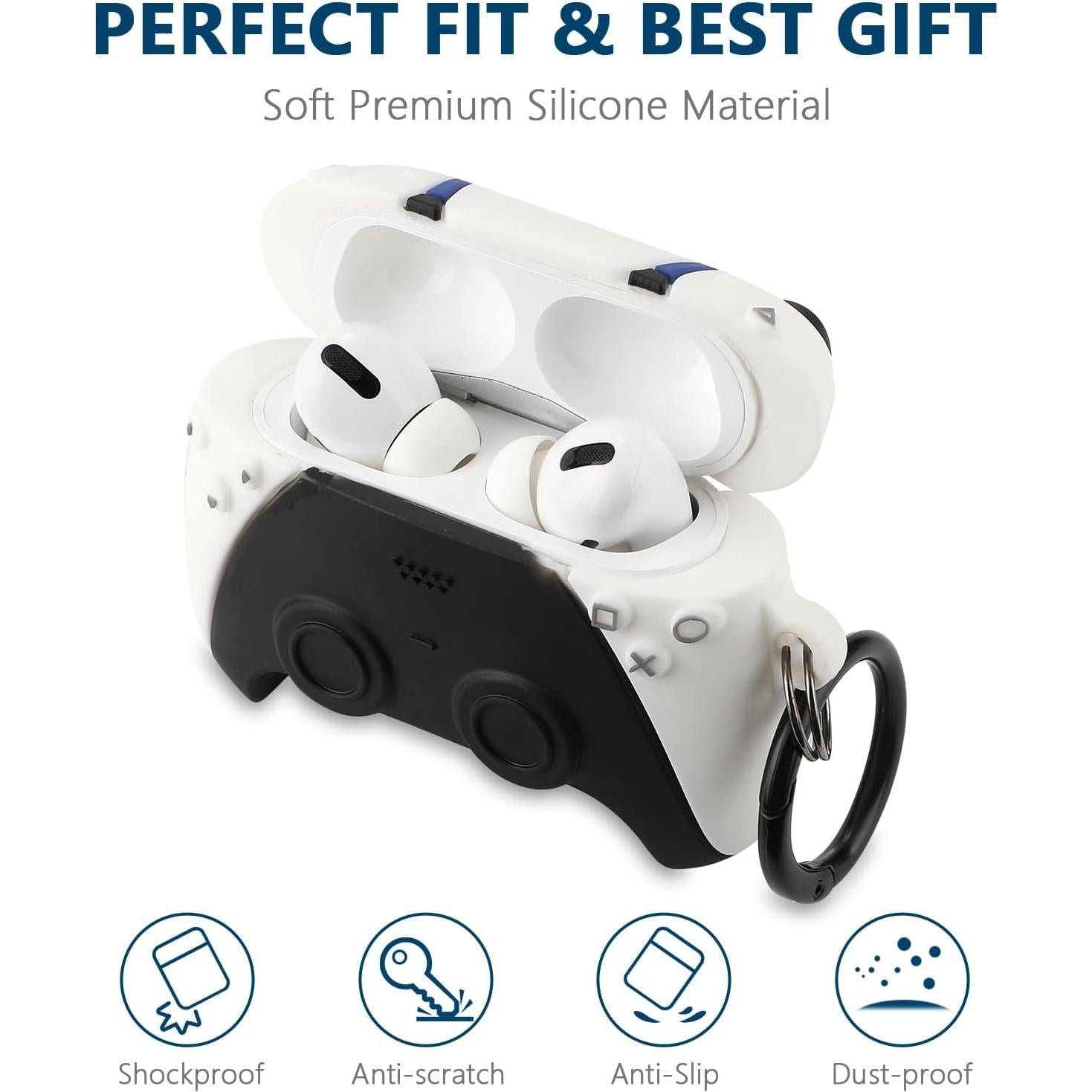 Funda de Silicona Gedicht para AirPods Pro 1ra Generación - 2 Pack