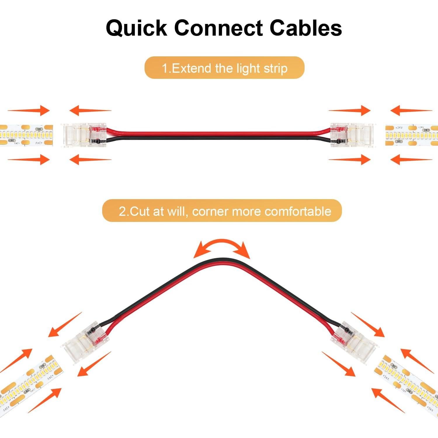 Tira LED COB VST 12V 5m 2700K Regulable IP30 2400 LEDs