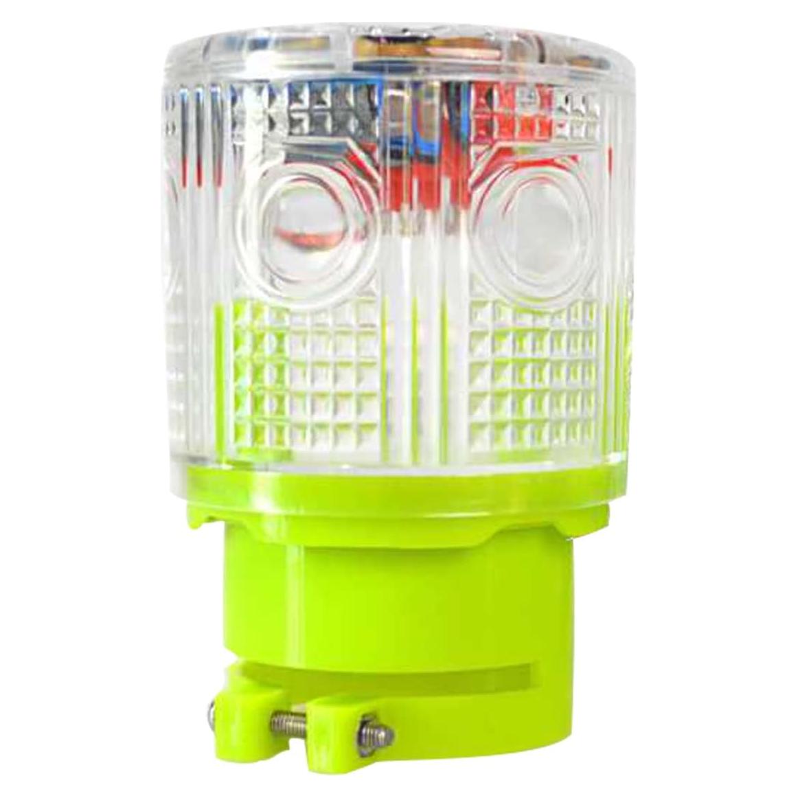 Luz de Advertencia Estroboscópica Solar LEDHOLYT IP65 Blanca