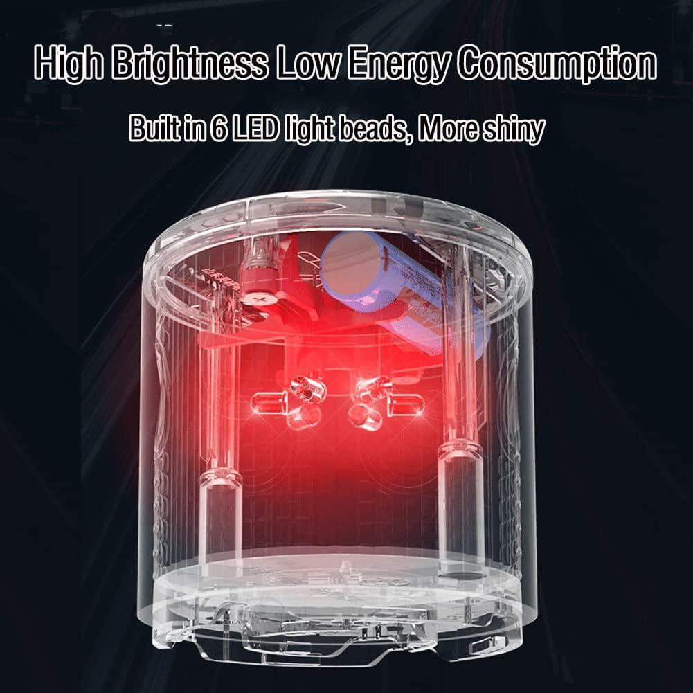 Luz de Advertencia Estroboscópica Solar LEDHOLYT IP65 Blanca