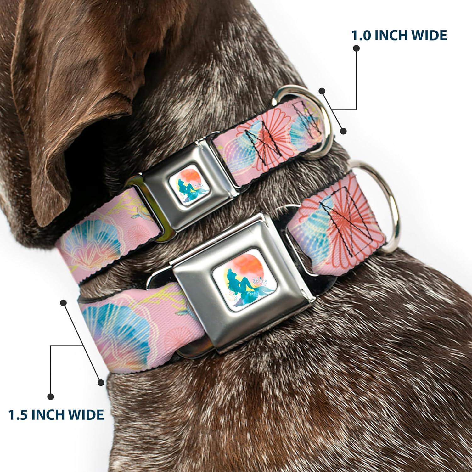 Collar para Perros Disney Buckle-Down La Sirenita 24.1-33 cm