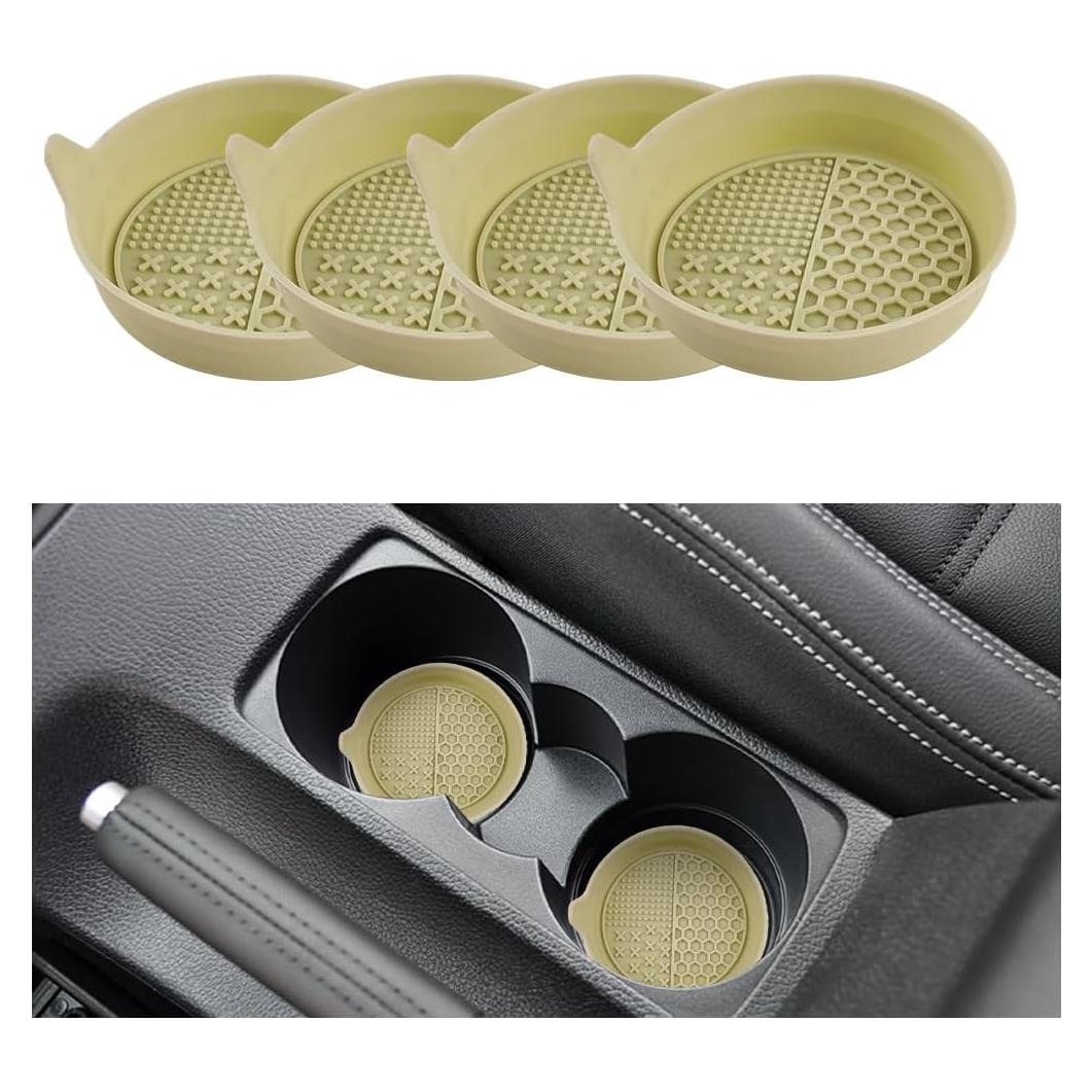 Soporte para Tazas de Coche Mandark - 4 Piezas Silicona Antideslizante