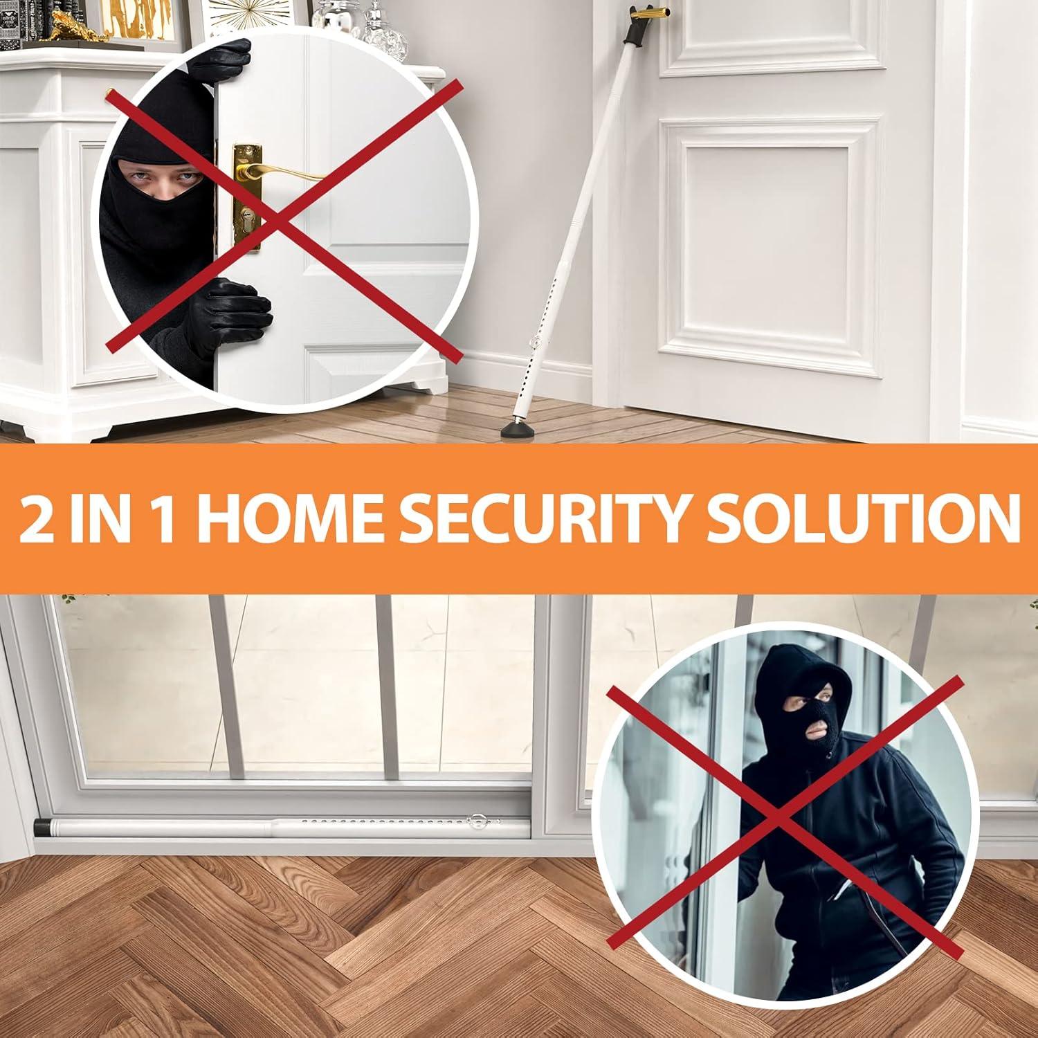 Barra de Seguridad Ajustable YeYeBest para Puertas y Ventanas