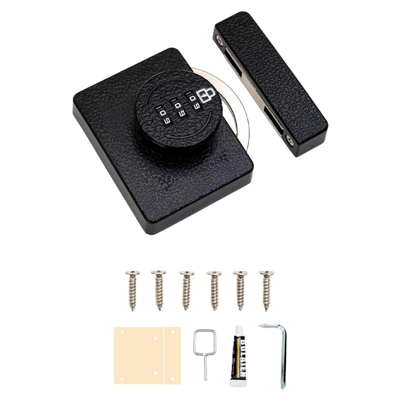 Cerradura de Combinación MAITALO para Gabinete Negro 3 Dígitos