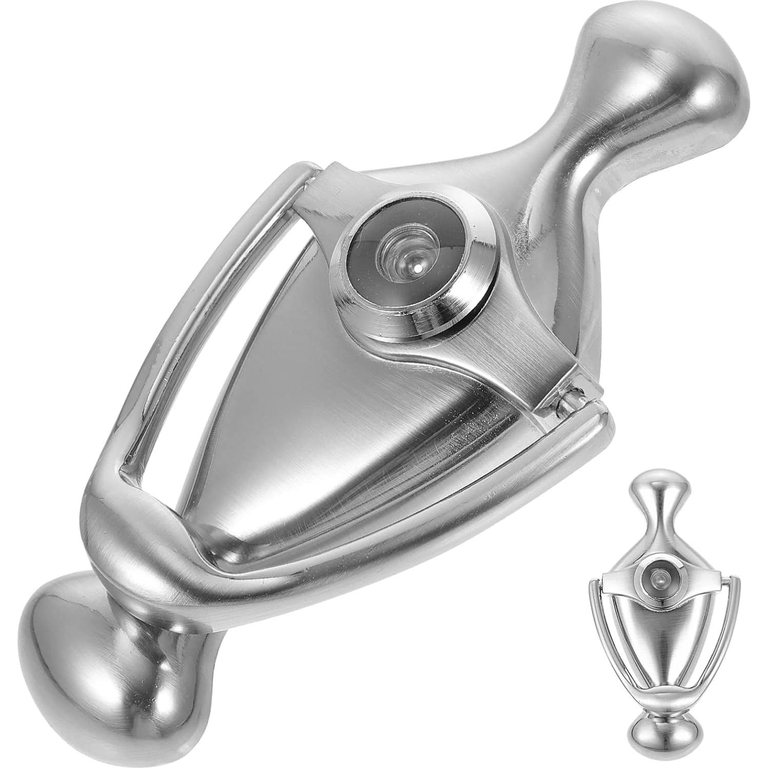 Aldaba de puerta Housoutil con mirilla y visor 160° latón antiguo