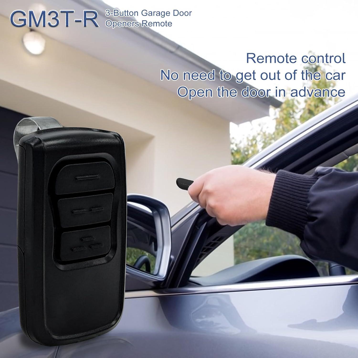 Control Remoto de Puerta de Garaje GM3T-R Xmnbl 3 Botones