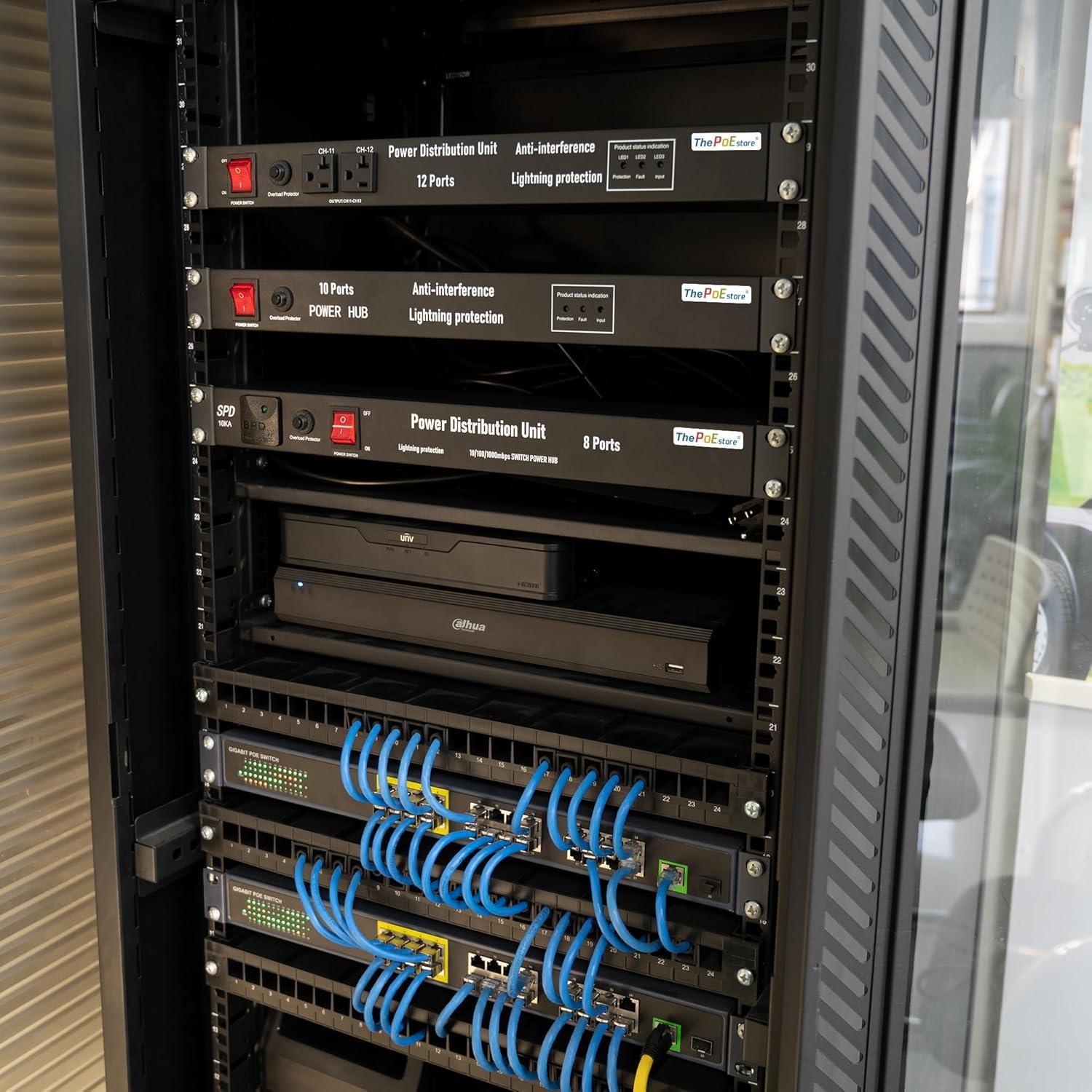 Protector de Sobretensión PDU 10 Salidas ThePoEstore 3600J