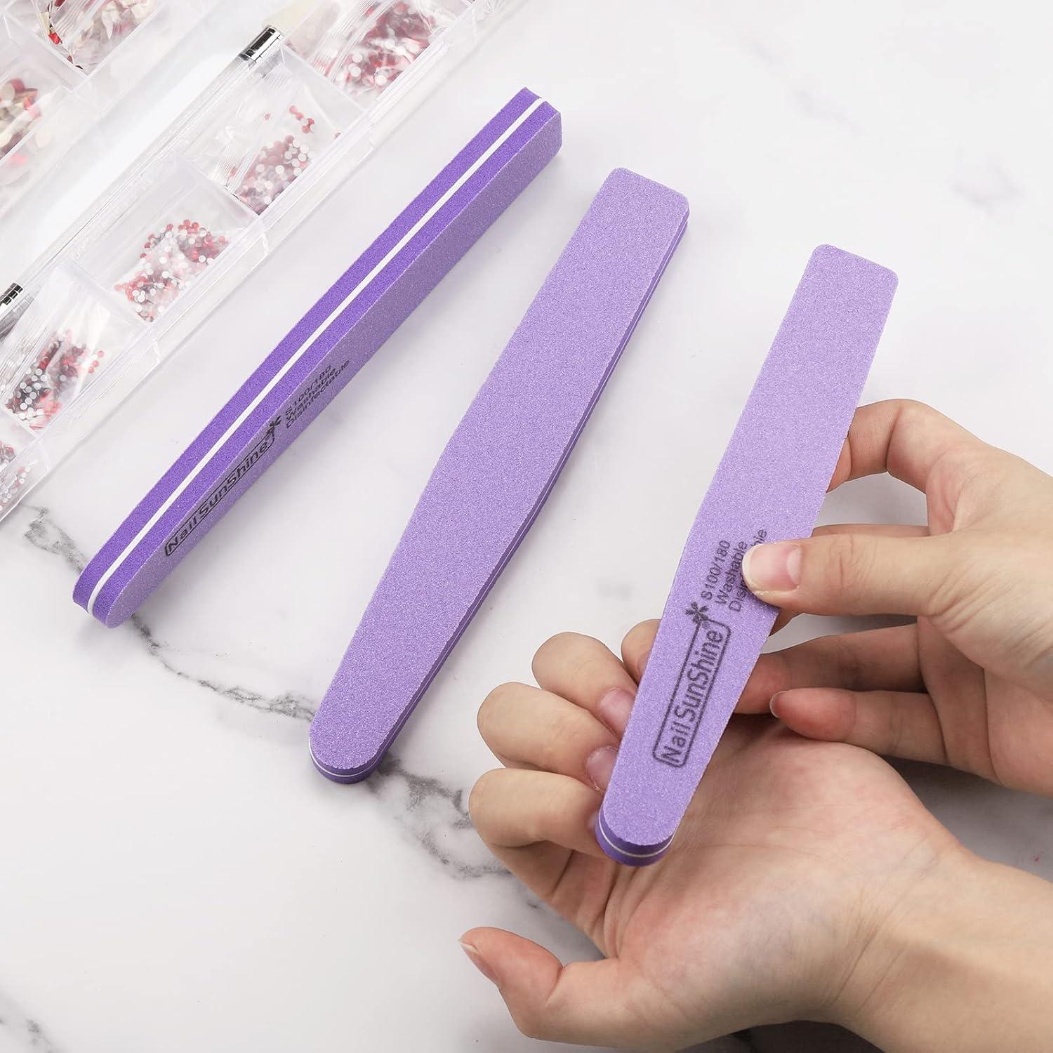 Kit de 35 Archivos y Pulidores de Uñas BTYMS 100/180 Grano