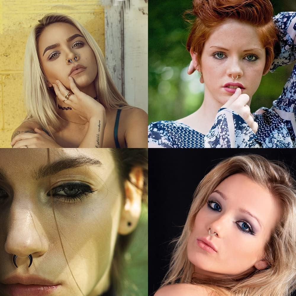 Kit de Estiramiento para Oídos 14G-00G Acrílico y Acero Inoxidable