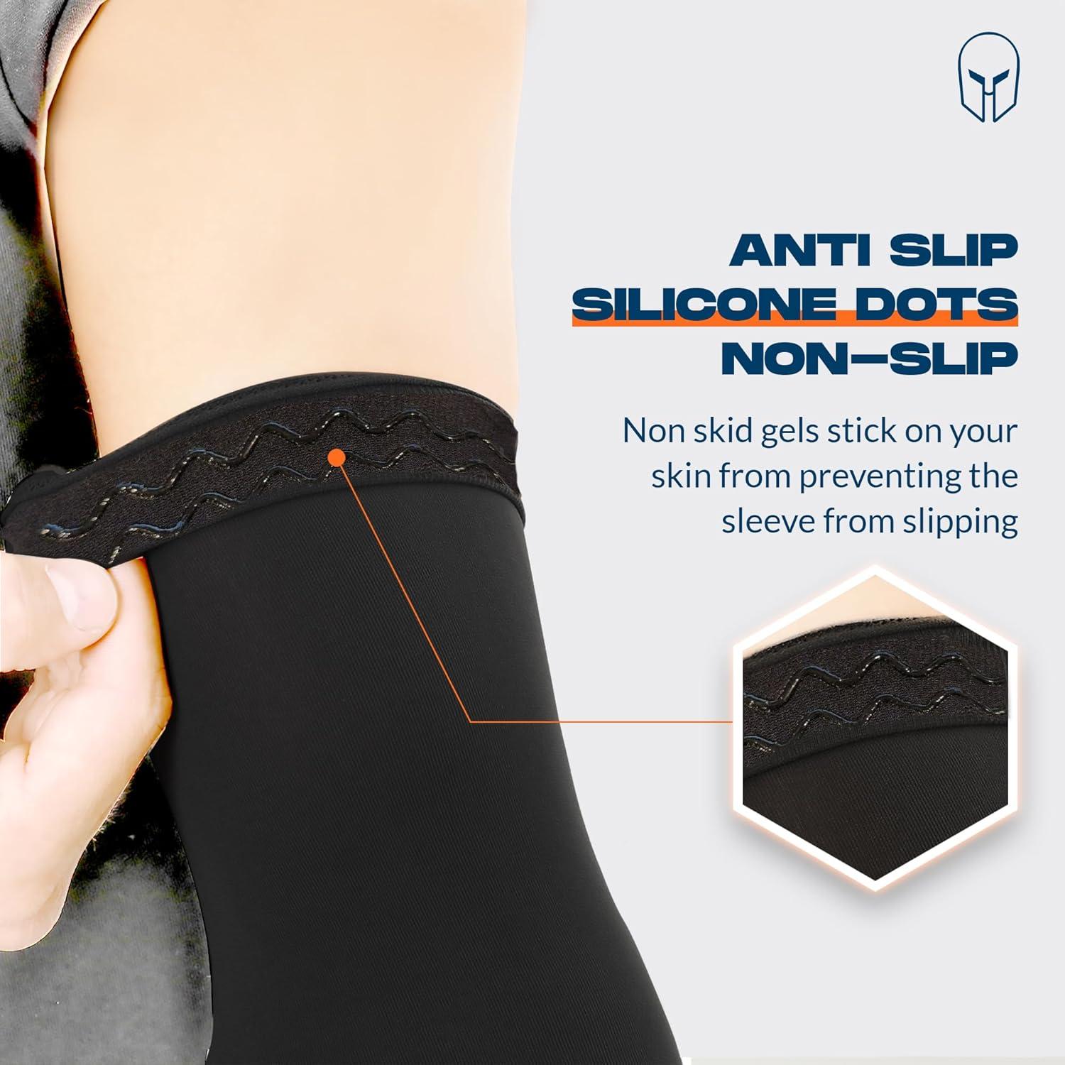 Mangas para brazos ARMORAY Antideslizantes UV para Correr y Deporte