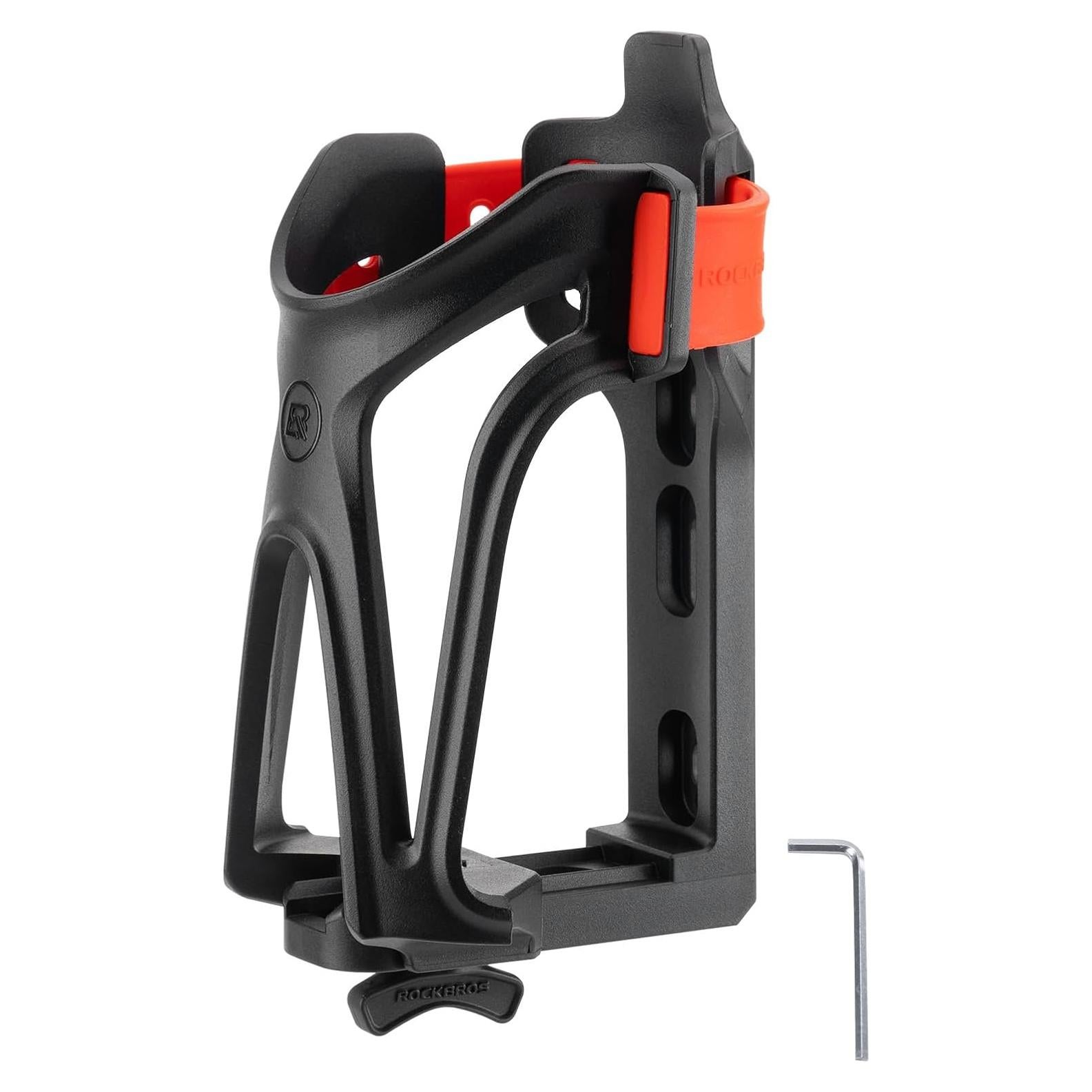 Soporte para Botella de Agua ROCKBROS Rojo Ajustable 5.8-9.5 cm