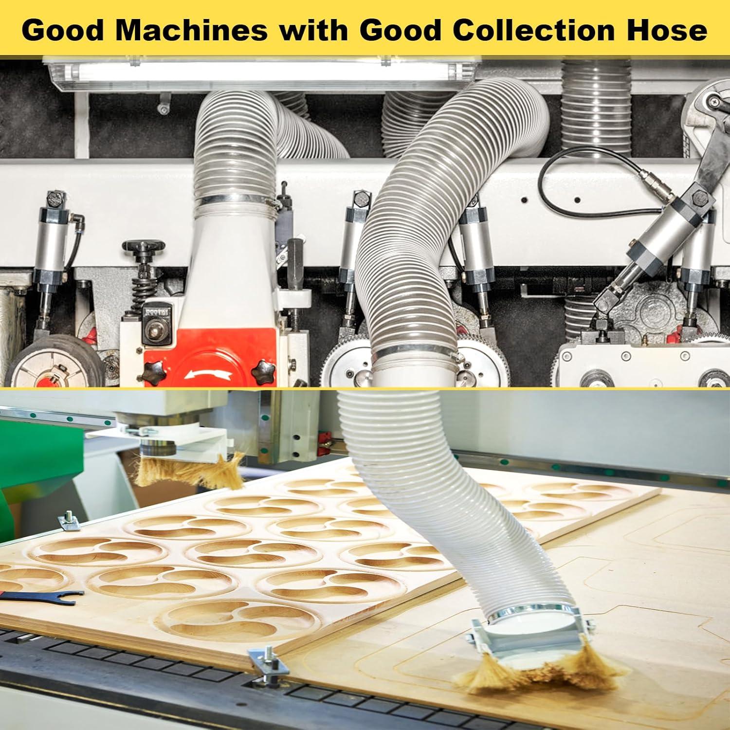 Manguera de Recolección de Polvo 6.35 cm x 3 m PVC NICALAS