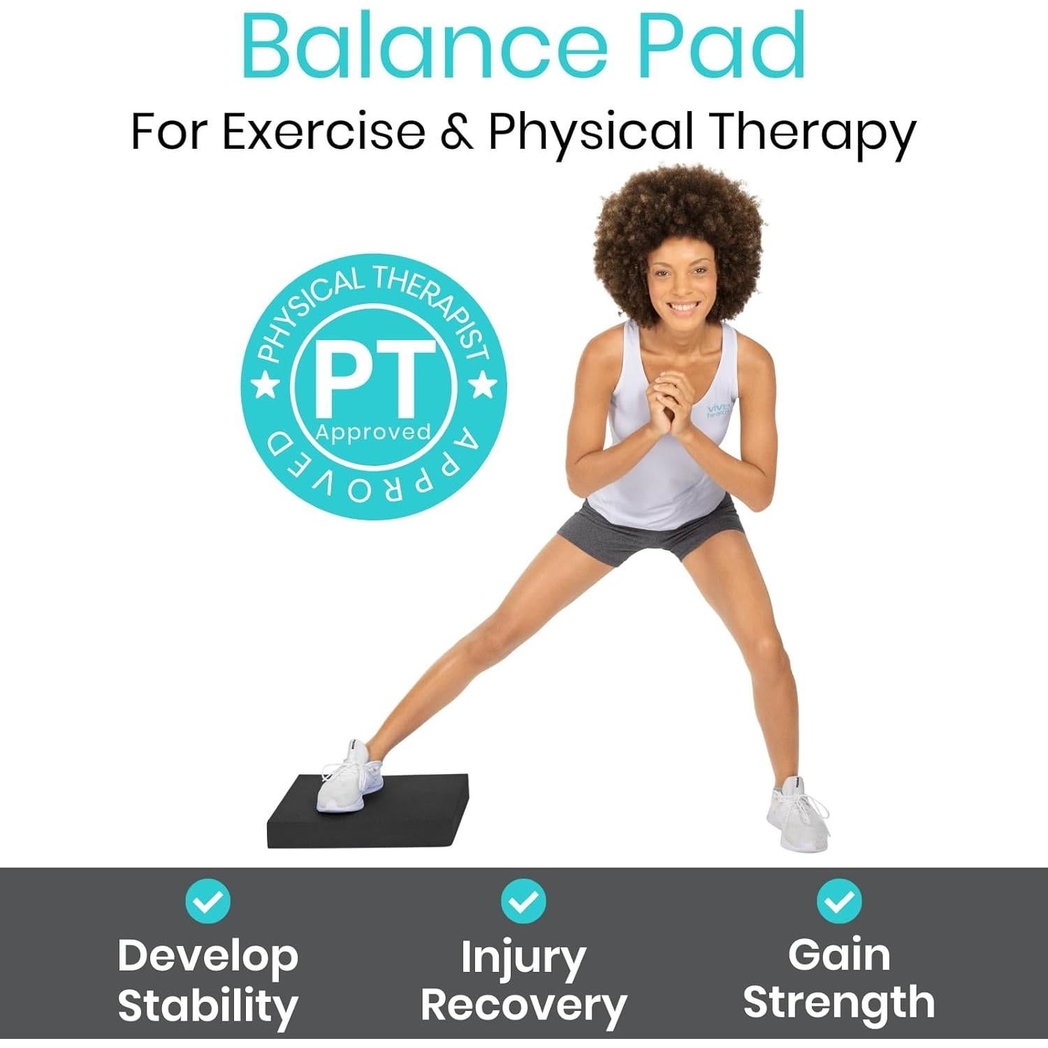 Pad de Equilibrio Vive - Espuma Antideslizante 40x34cm