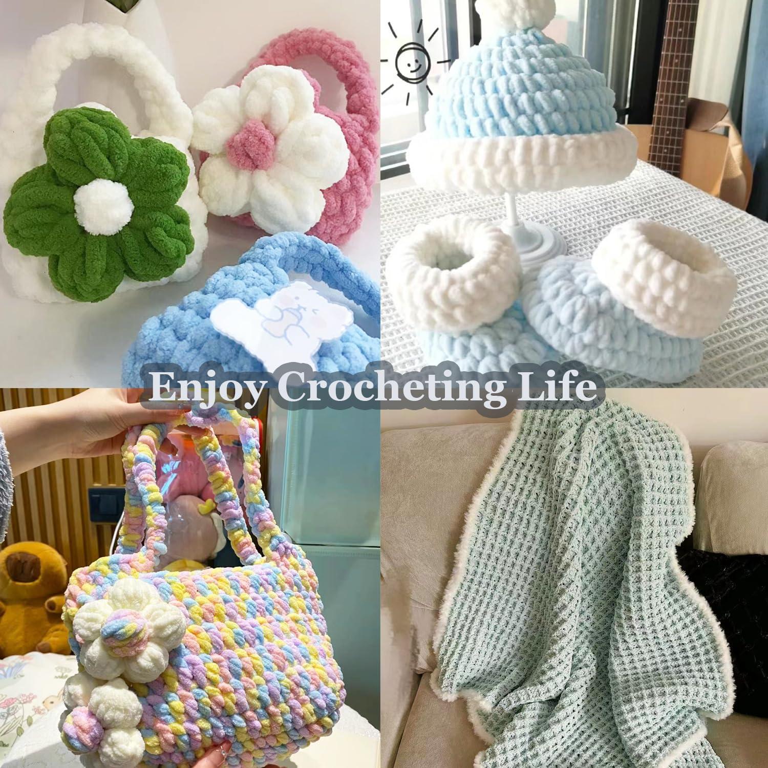 Juego de Ganchillos Grandes Hobekoee 43 Piezas 12-25mm