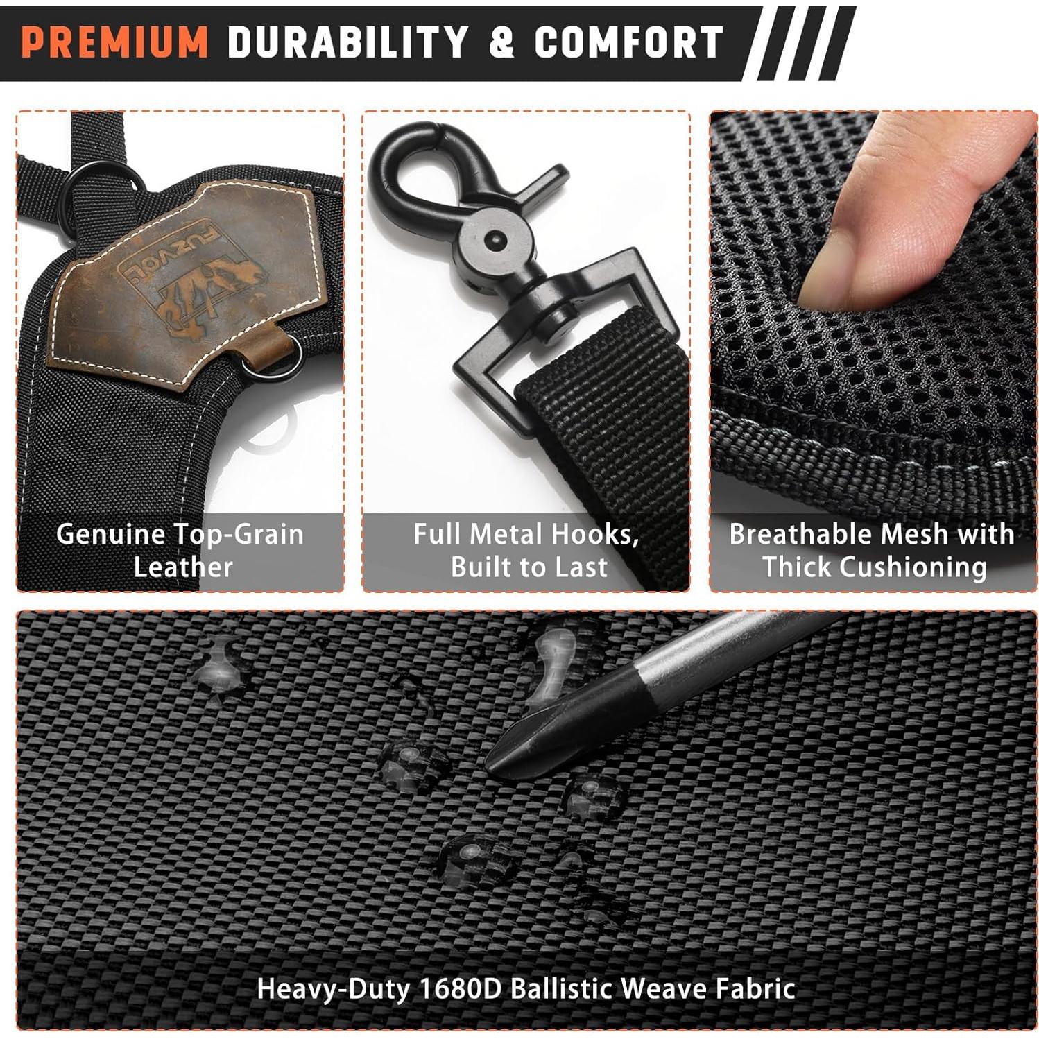 Suspensores para Cinturón de Herramientas FUZVOL con Muñequera