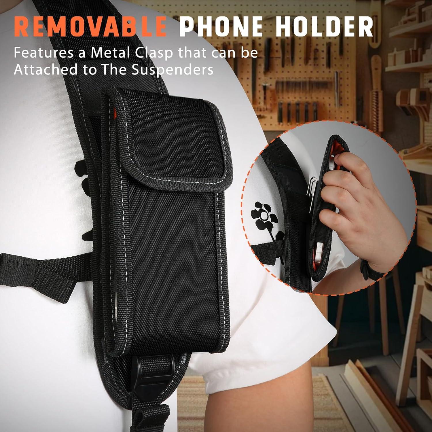 Suspensores para Cinturón de Herramientas FUZVOL con Muñequera