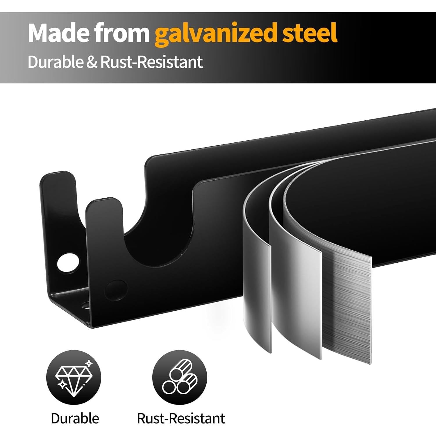 Soporte de Carrete de Cable Feimire - Acero Inoxidable, 2 Piezas, 317.5 kg