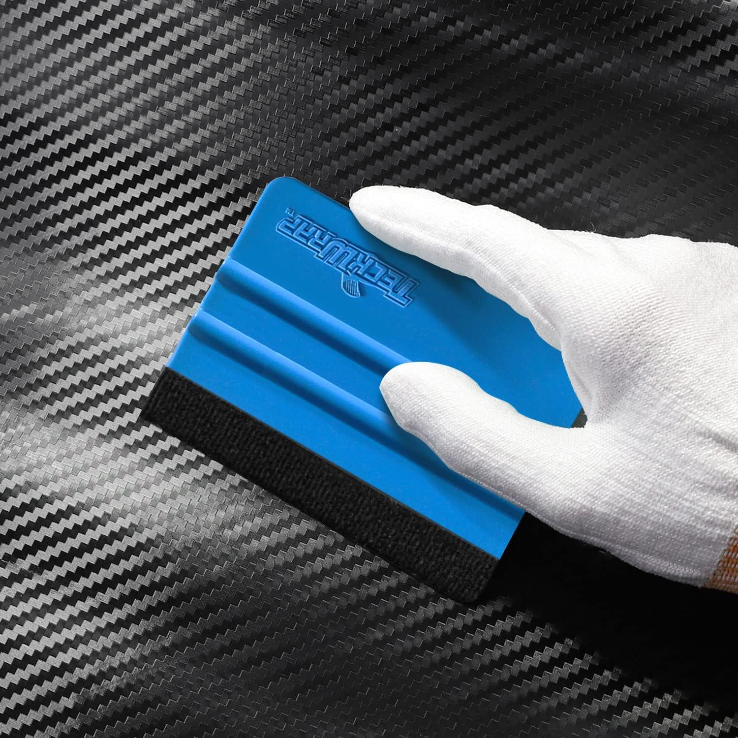 Raspador de Plástico TECKWRAP 10 cm con Bisel de Fieltro