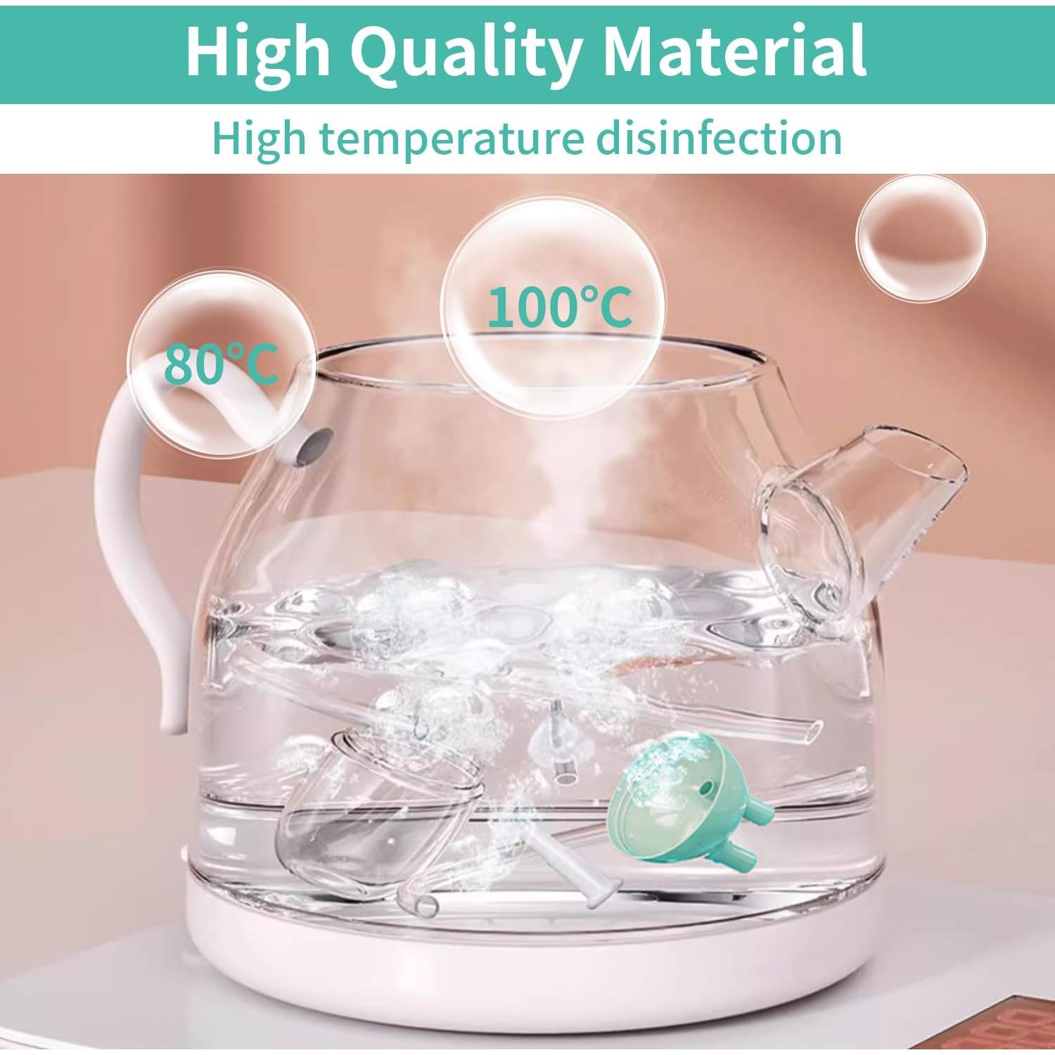 Aspirador Nasal de Silicona iHoven NSO-3 para Bebé - Succión Segura