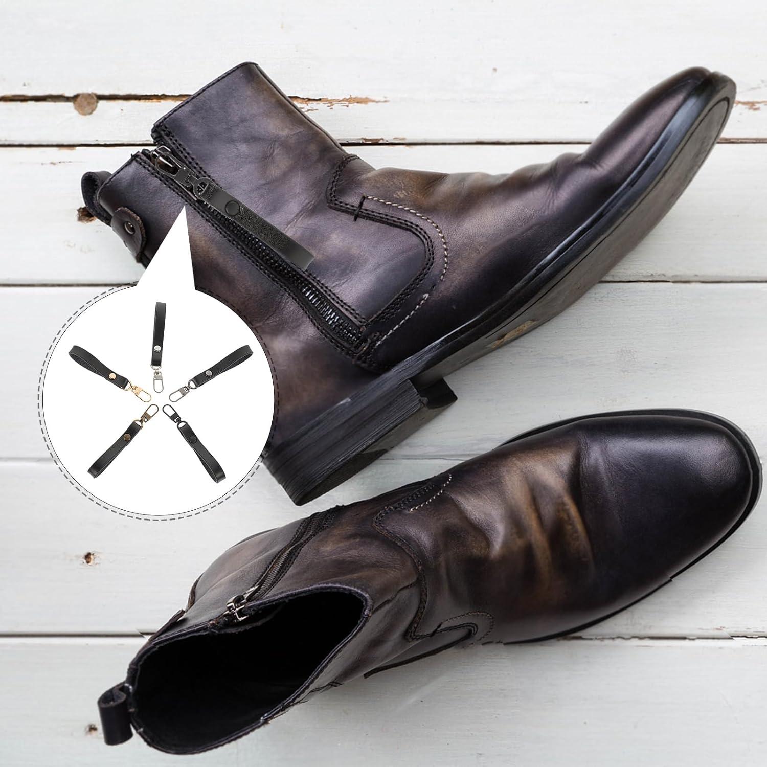 Tiradores de Cremallera de Cuero TEHAUX - 5 Piezas 8.38 cm