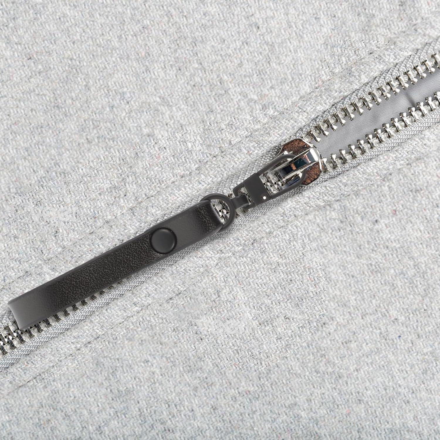 Tiradores de Cremallera de Cuero TEHAUX - 5 Piezas 8.38 cm