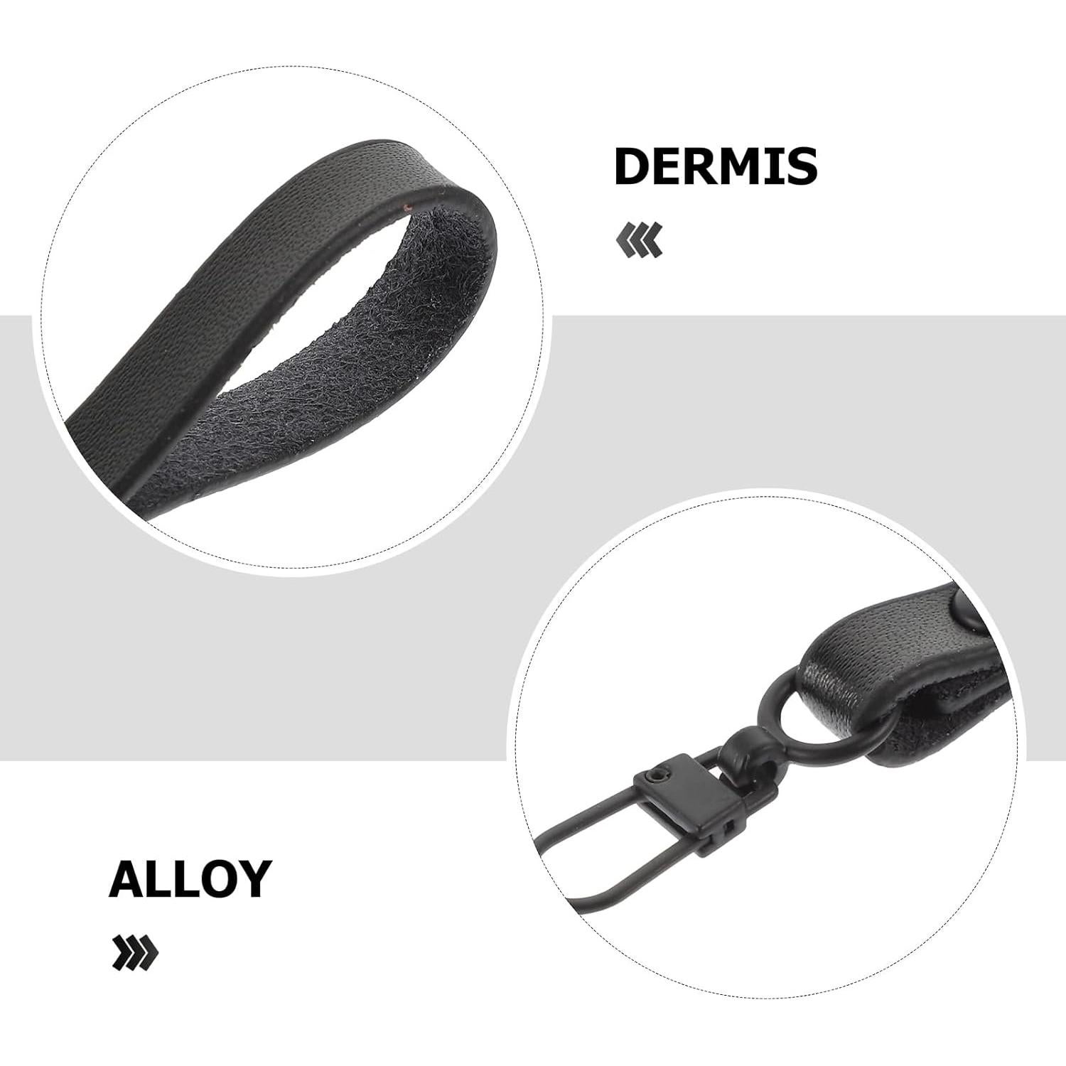 Tiradores de Cremallera de Cuero TEHAUX - 5 Piezas 8.38 cm