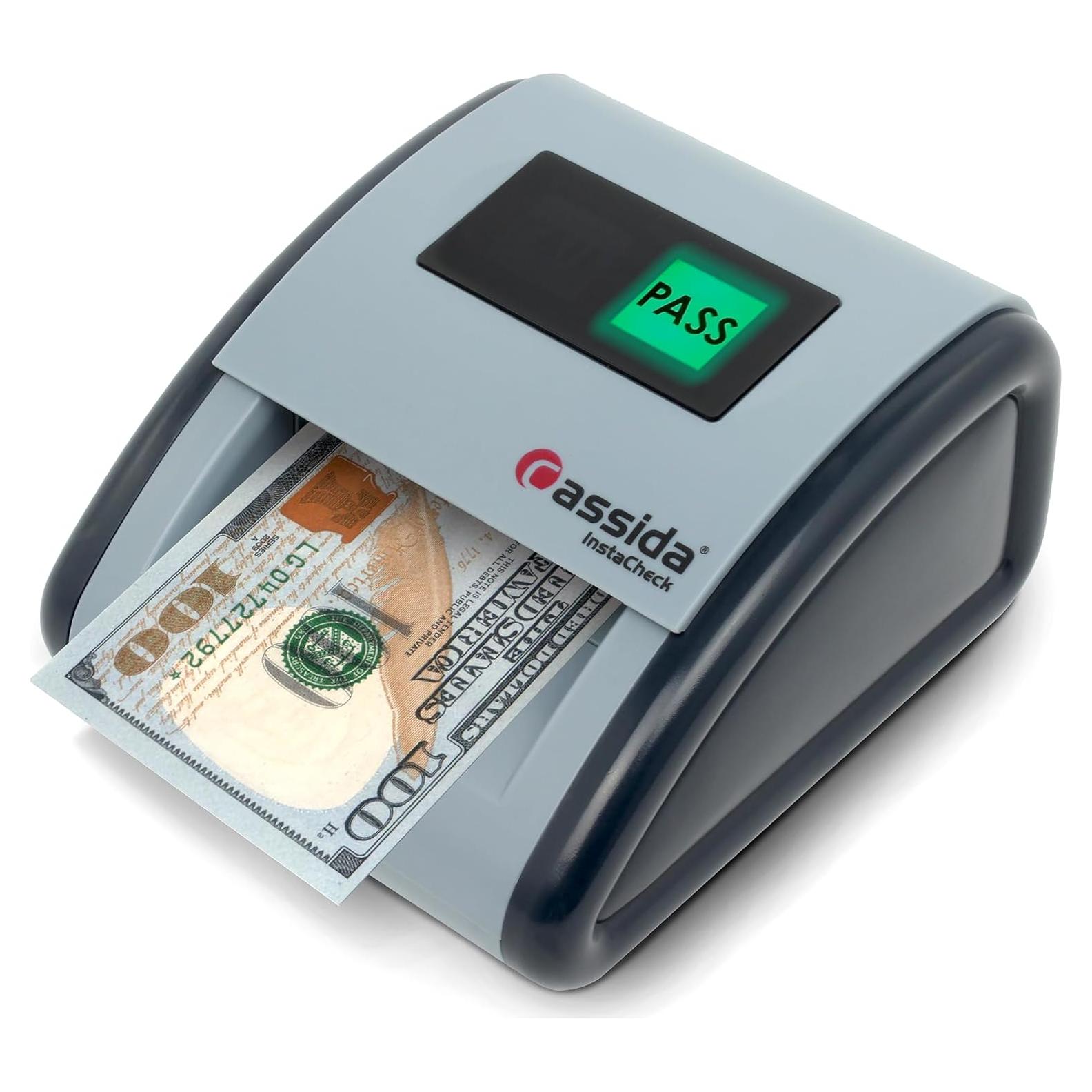 Detector de Billetes Falsos Cassida InstaCheck D-IC Gris