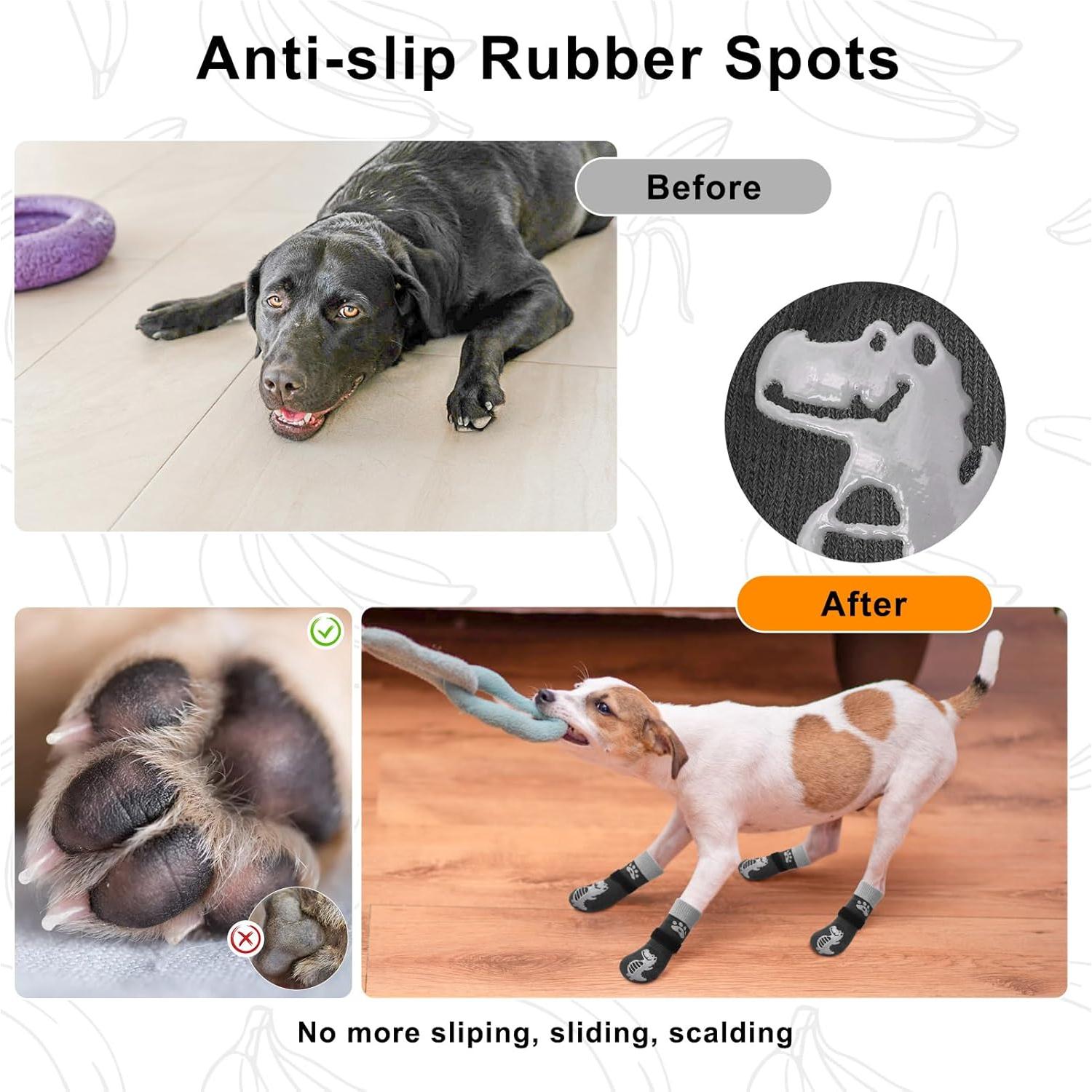 Calcetines Antideslizantes para Perros BEAUTYZOO - Tamaño M