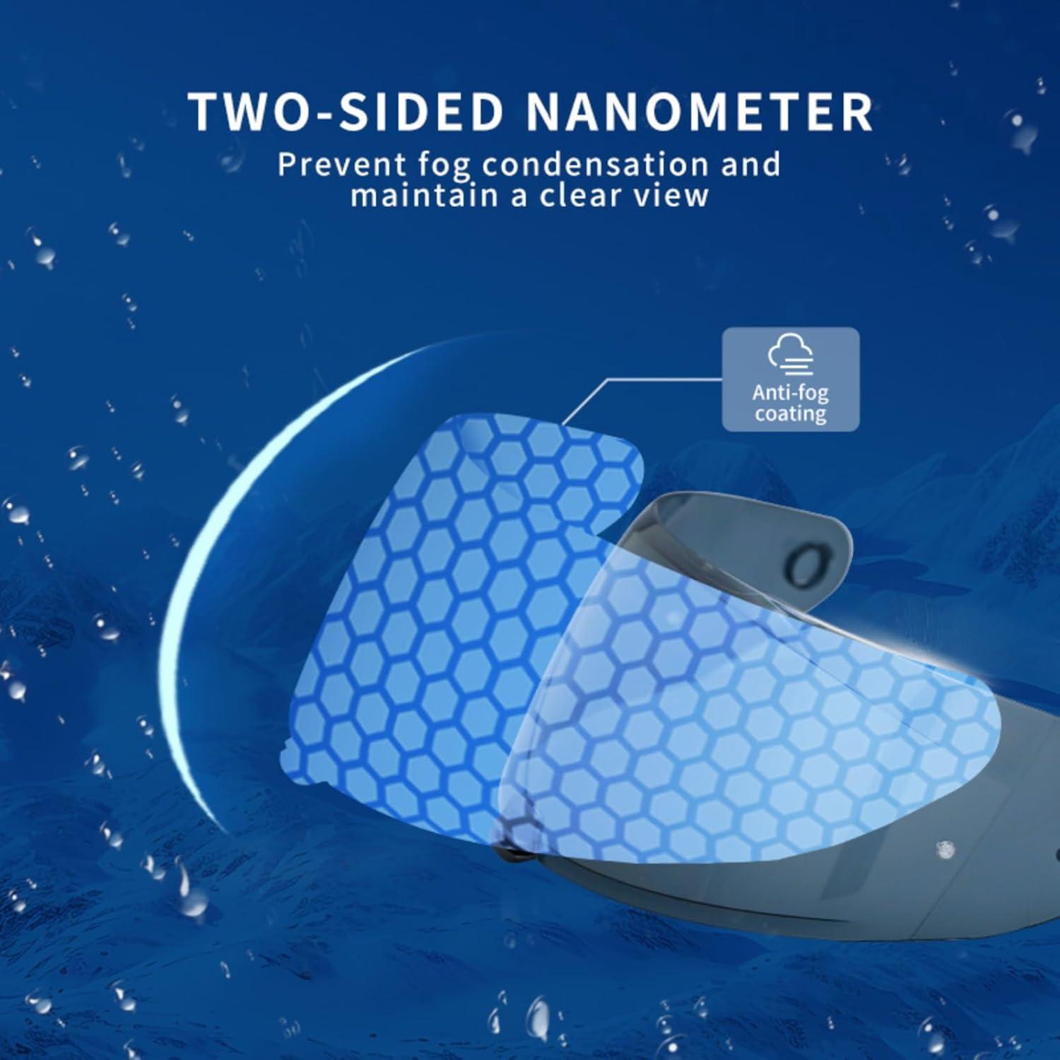 Visera de Reemplazo para Casco Logto I10 I70 HJ-31 Ahumado Claro