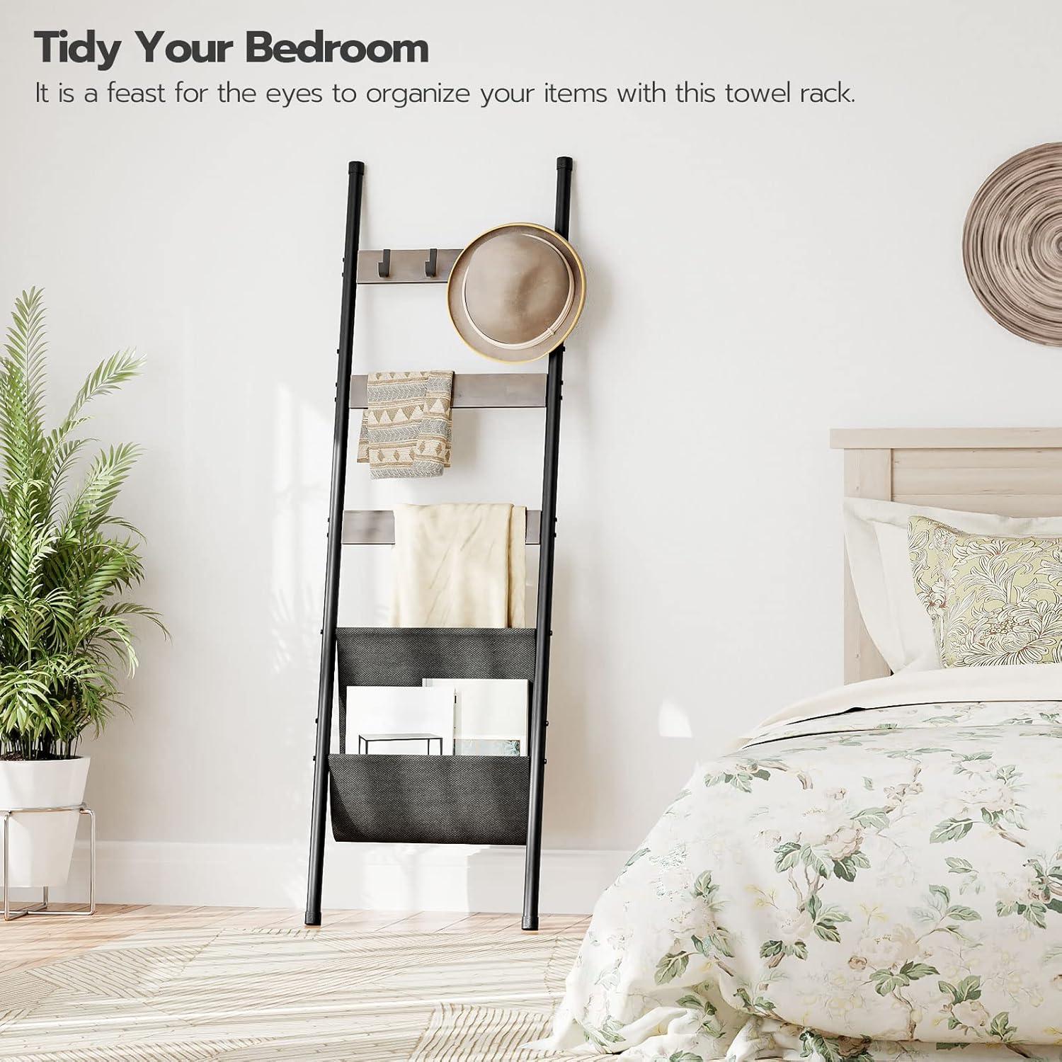 Escalera de Mantas HOOBRO Greige 5 Niveles 43.9x160 cm