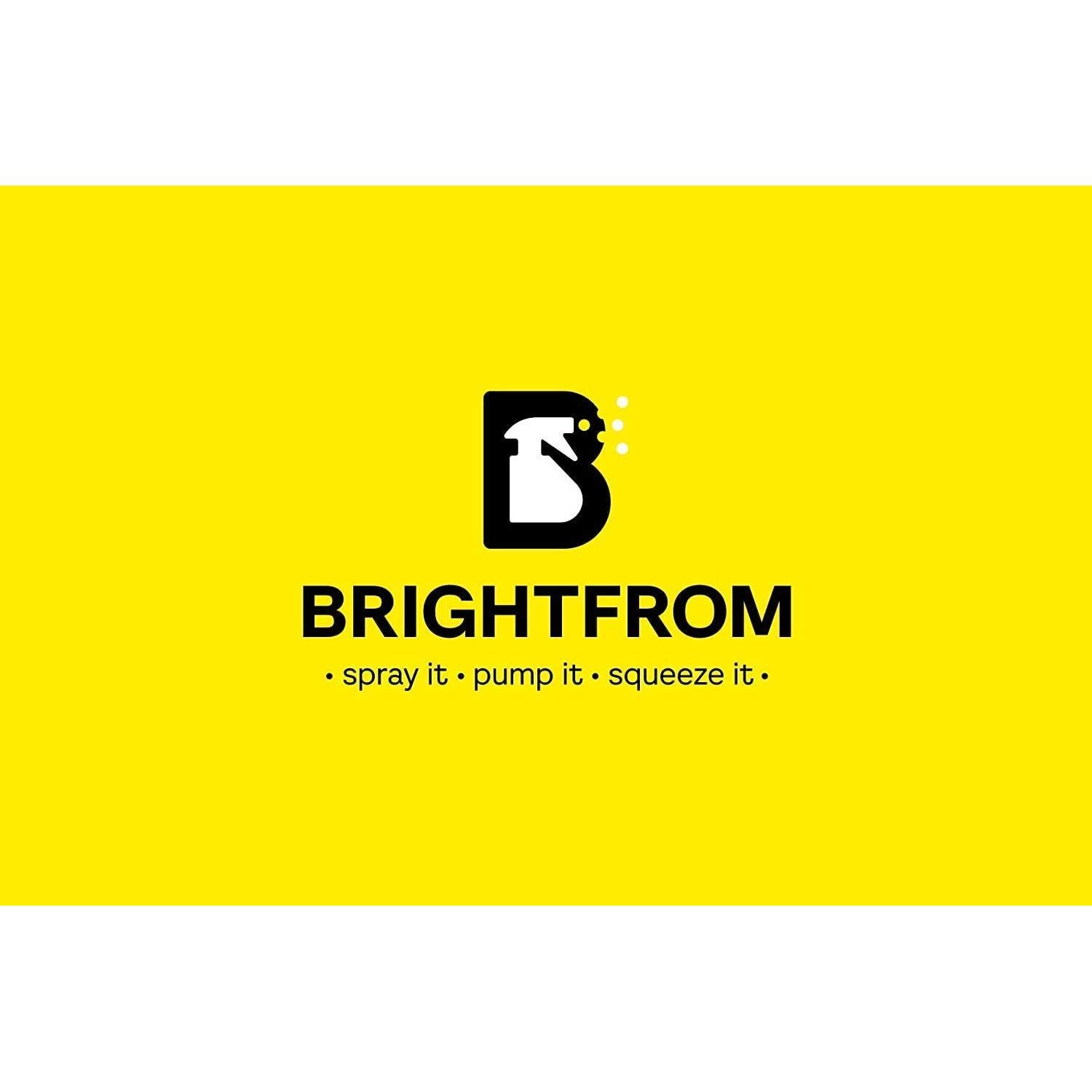 Botellas de Spray de Neblina Fina BRIGHTFROM 177 ml - 2 Pack Negro