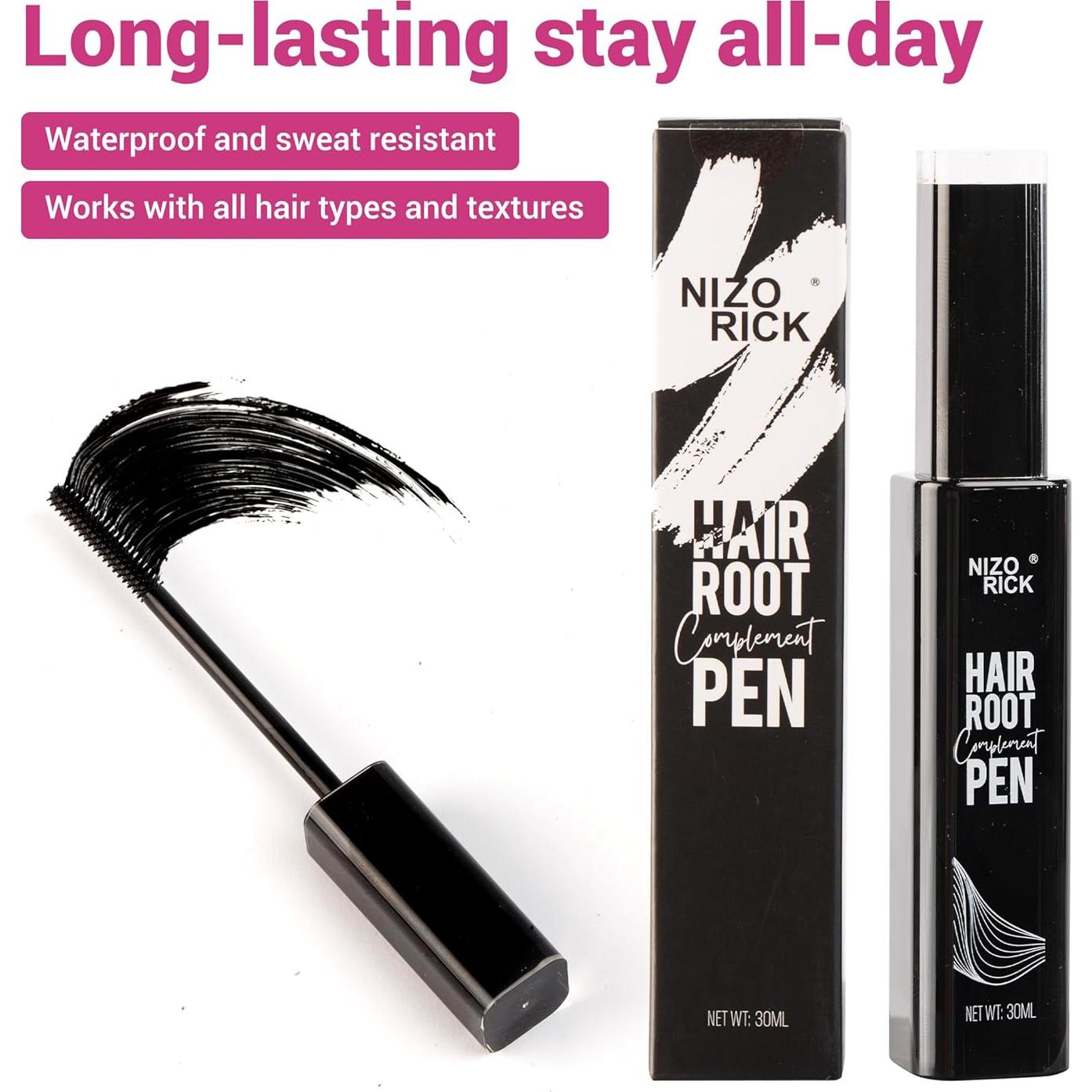 Retoque Temporal de Color de Cabello Negro 30ml - Foshan