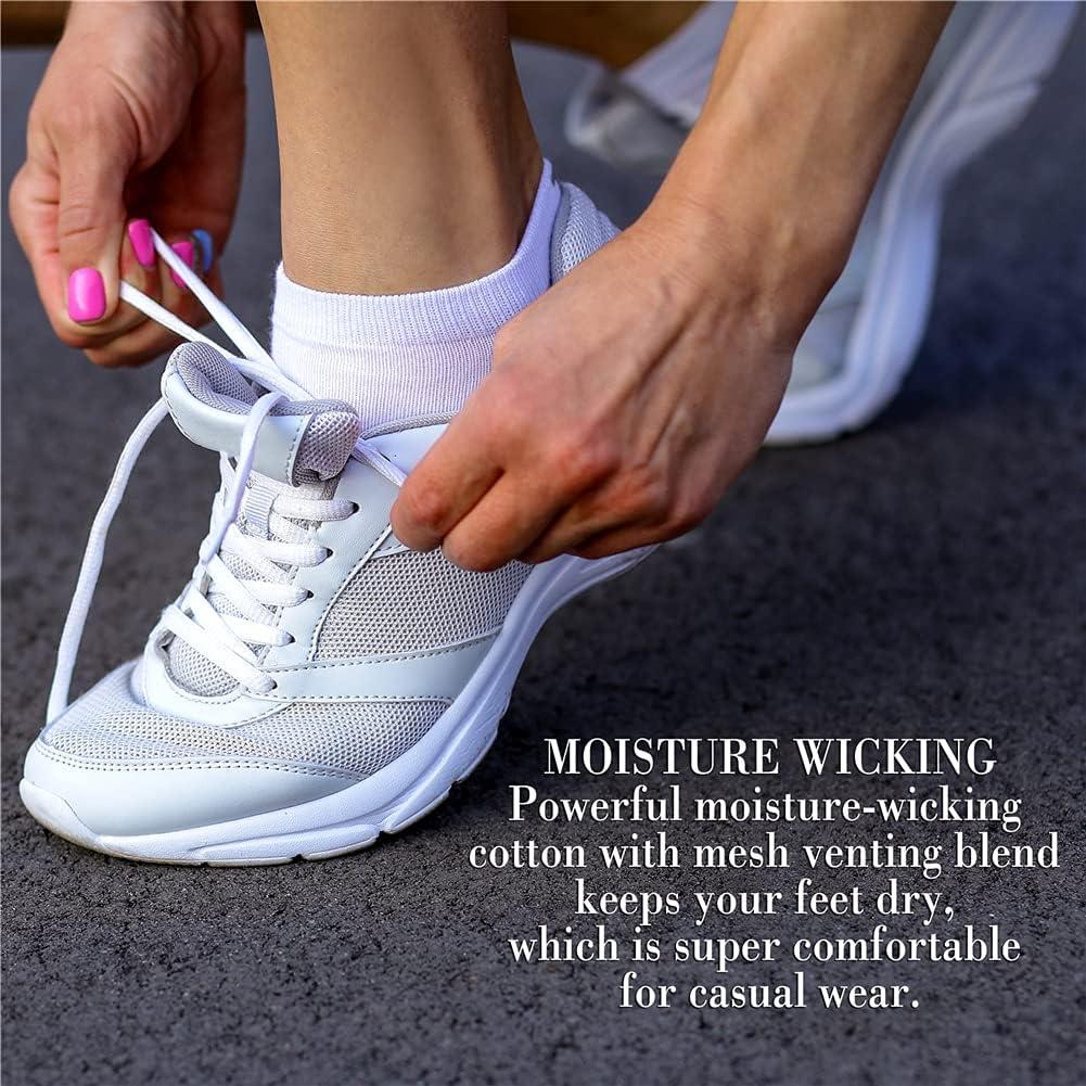 8 Pares de Calcetines de Tobillo Antideslizantes CHARKING Mujer