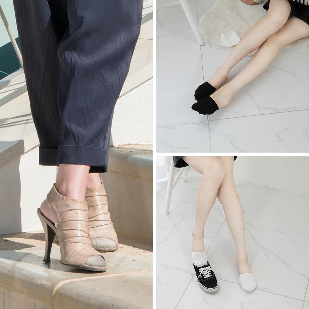 5 Pares de Calcetines Mule de Algodón Premium para Mujeres