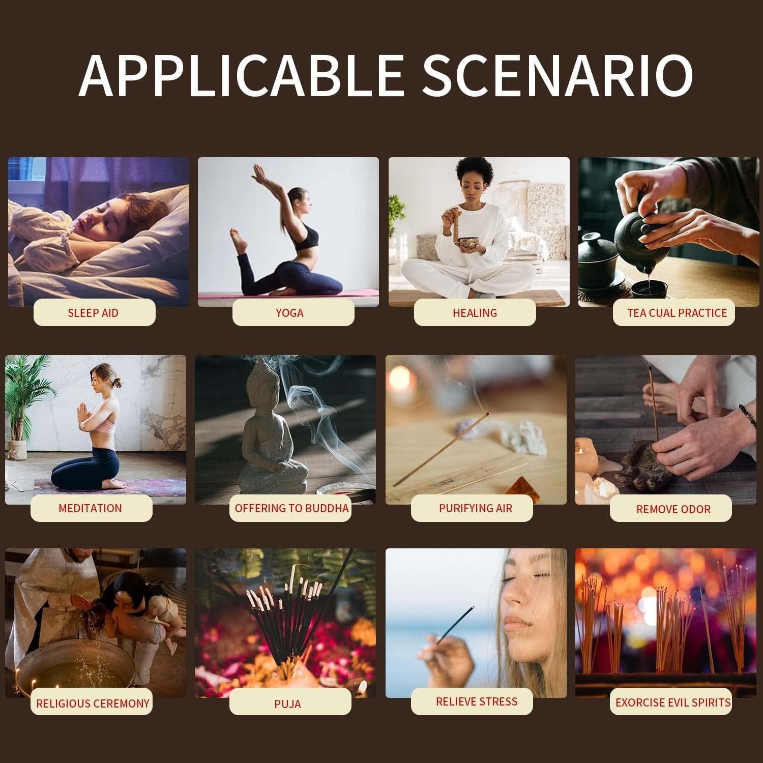 Juego de Soporte para Incienso Amitofo - Cuenco de Cobre Martillado