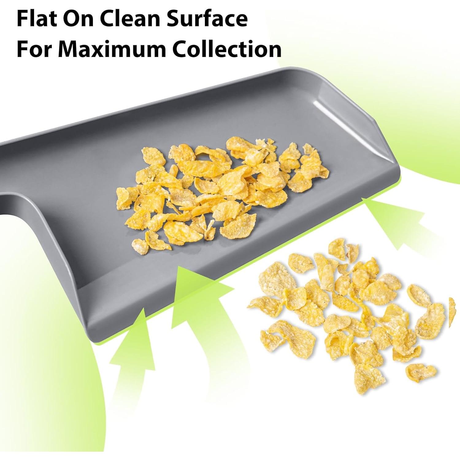 Juego de Escoba y Recogedor Lumkew Gris, Compacto 35 cm