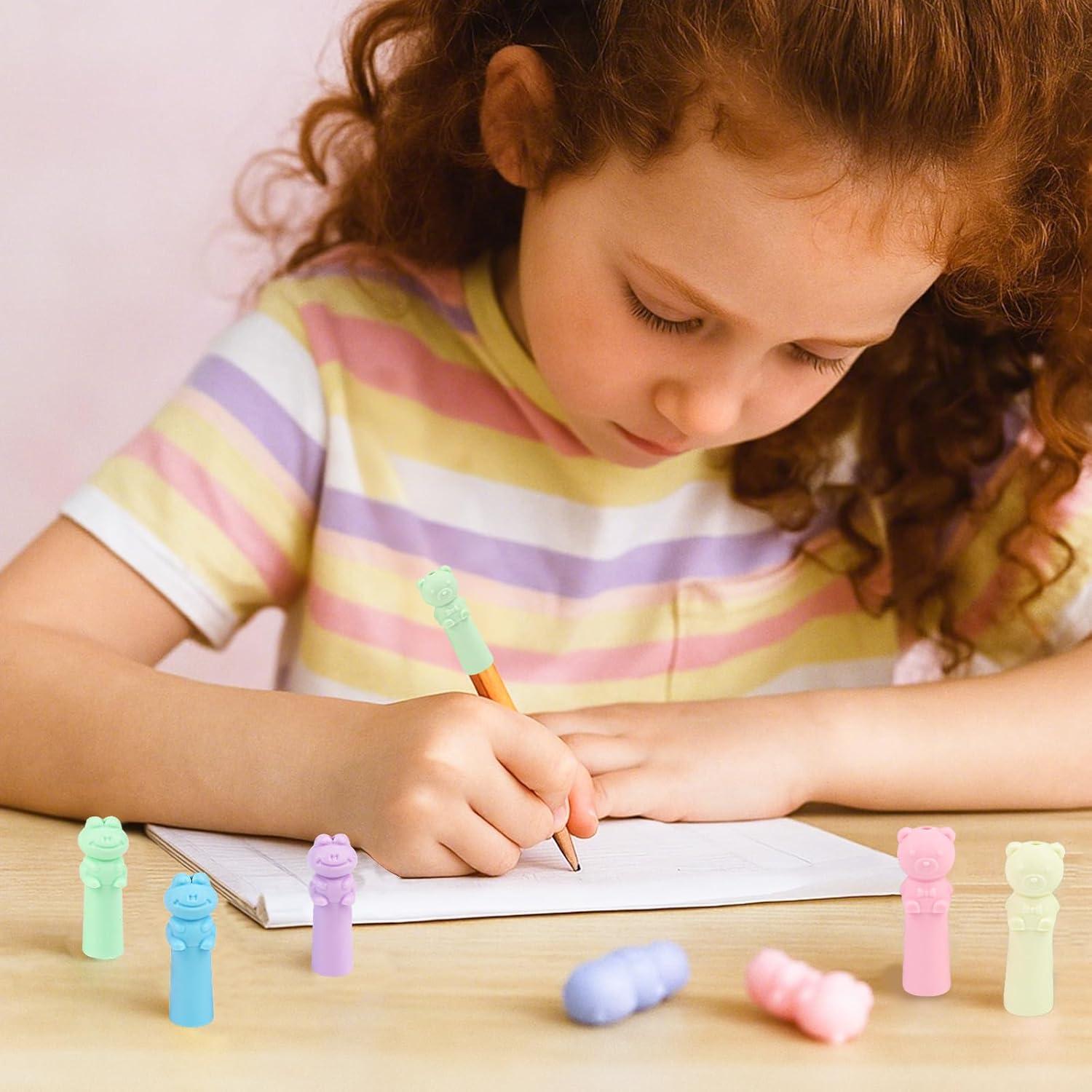 Paquete de 120 Gomas de Borrar Fangoo para Lápiz - 10 Colores