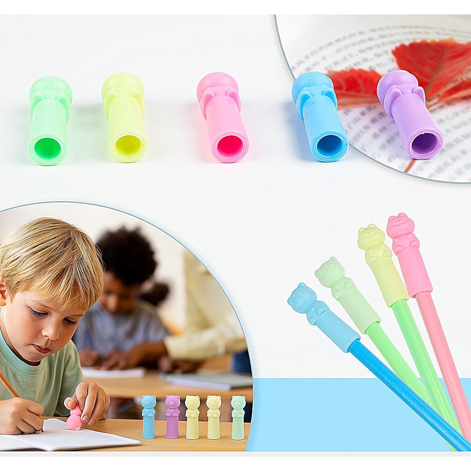 Paquete de 120 Gomas de Borrar Fangoo para Lápiz - 10 Colores