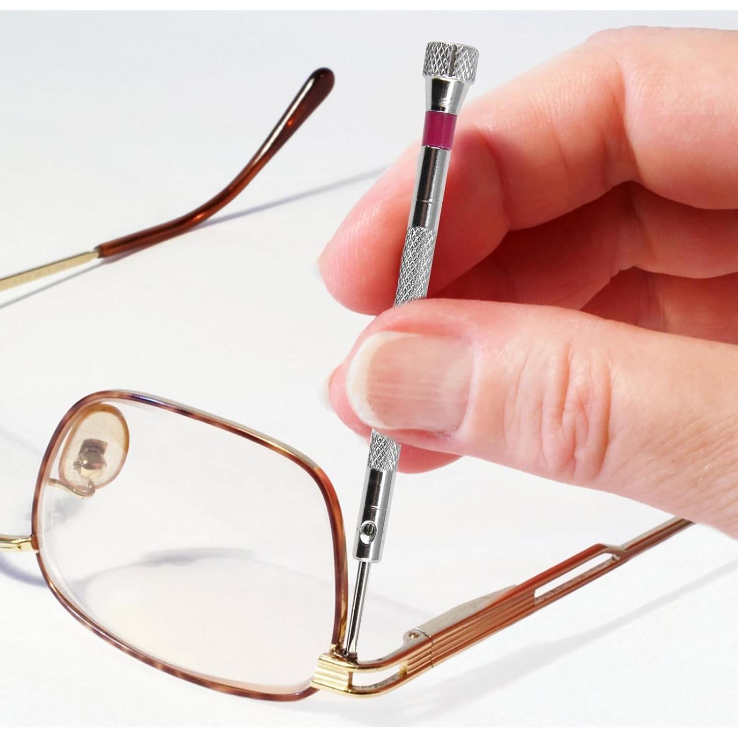 Kit de Tornillos Micro 500 Pcs para Gafas y Electrónica Yenblow