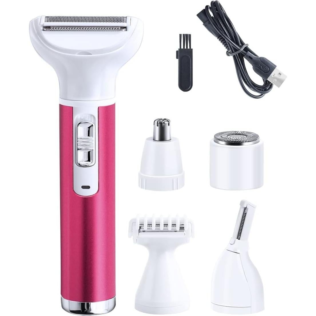 Afeitadora eléctrica 5 en 1 ANFOOS para mujeres, recargable