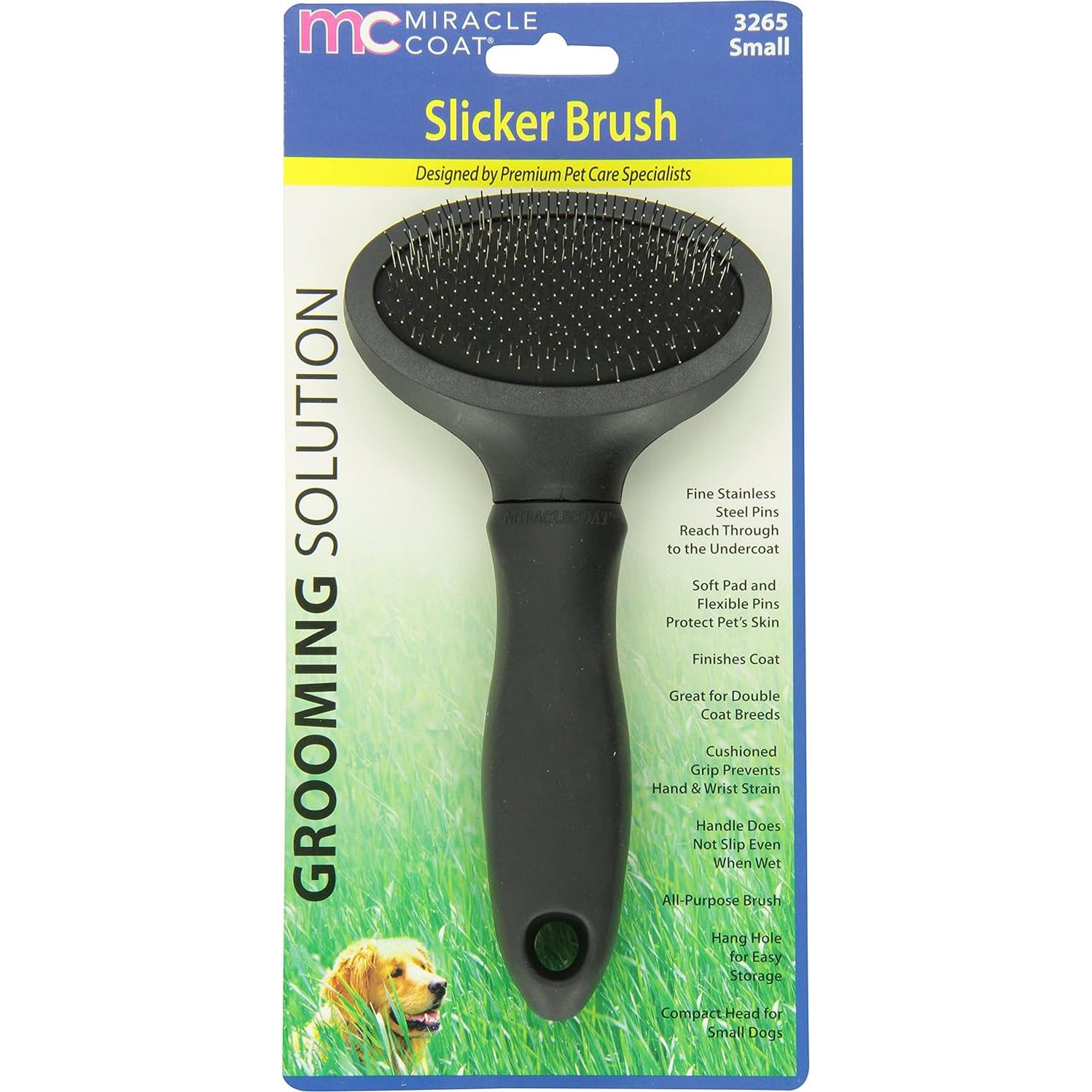 Cepillo Slicker Pequeño Miracle Care para Perros y Gatos