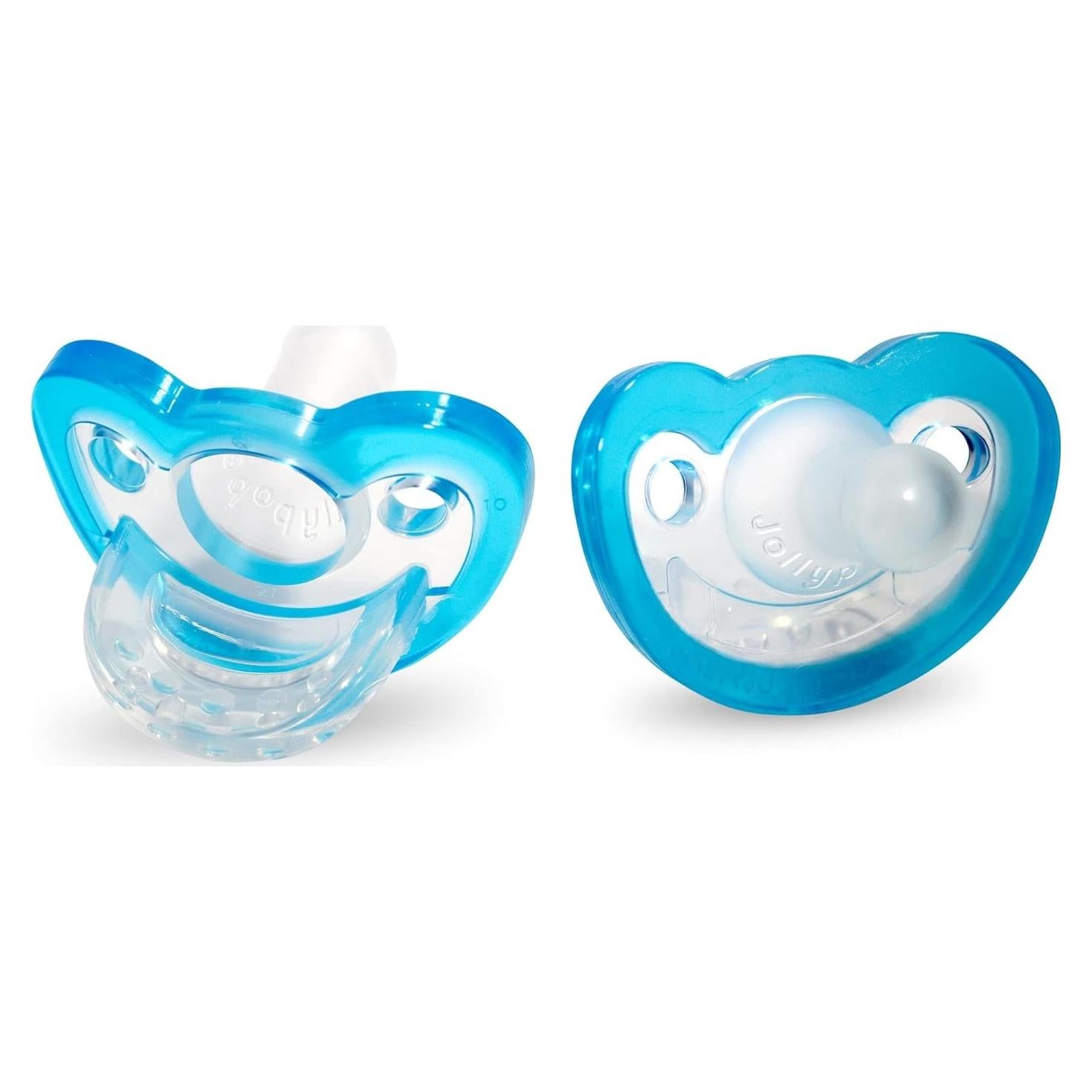 Chupete RaZbaby JollyPop Ortodóntico 0-3 meses Azul - 2 Pzs