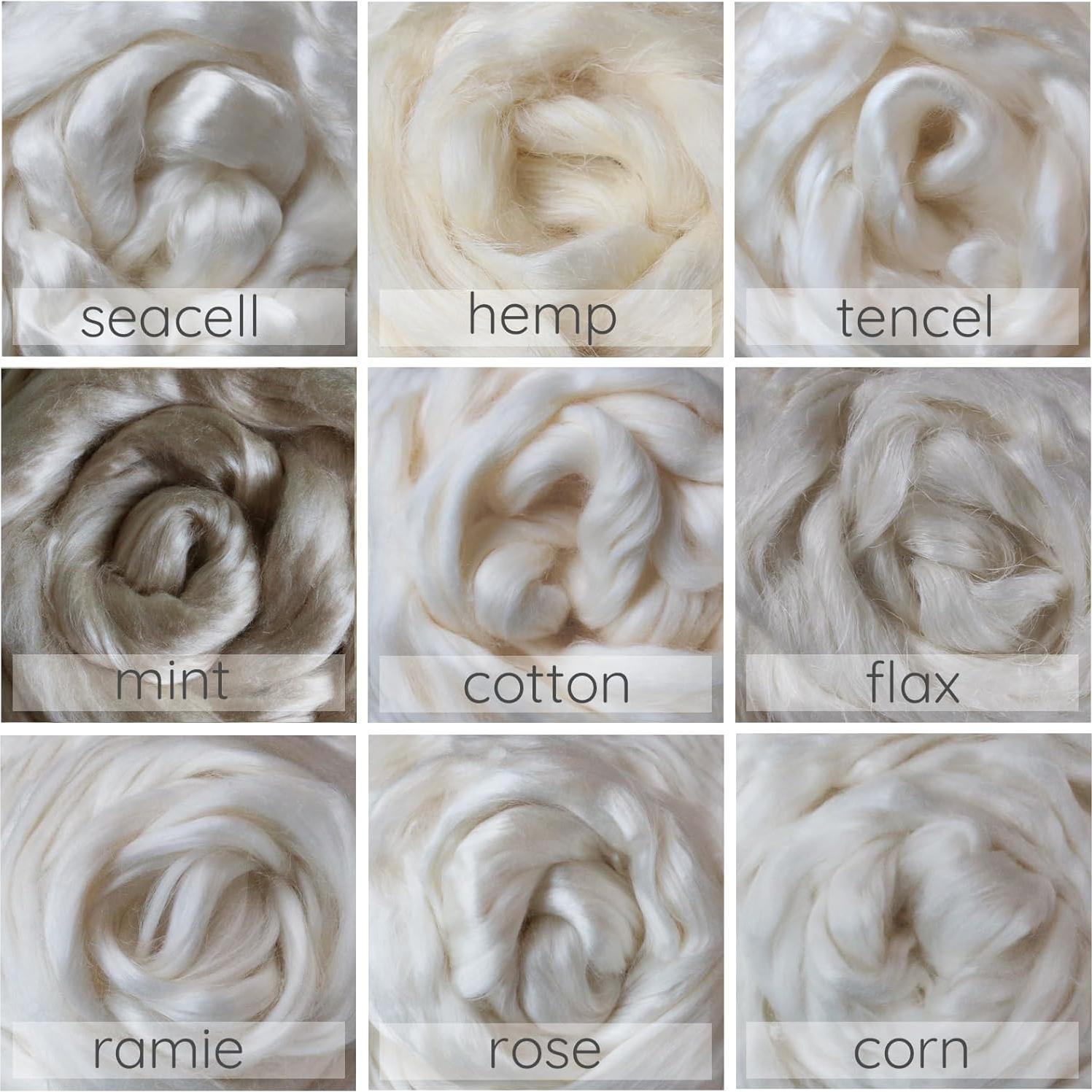 Fibras Vegetales Veganas Living Dreams 500g para Hilar y Teñir