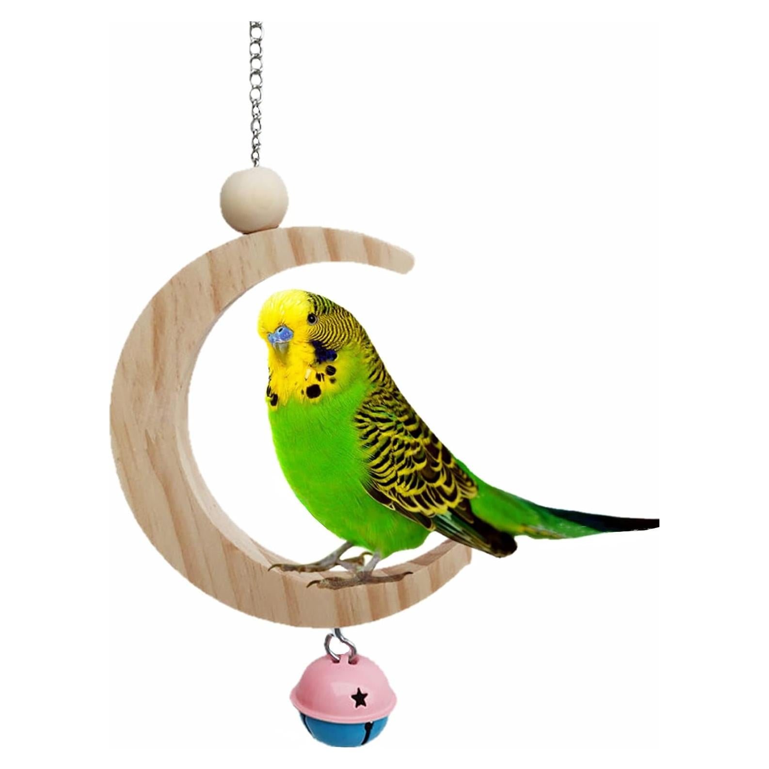 Columpio de Madera para Aves Yzjcafriz Pequeño 14cm