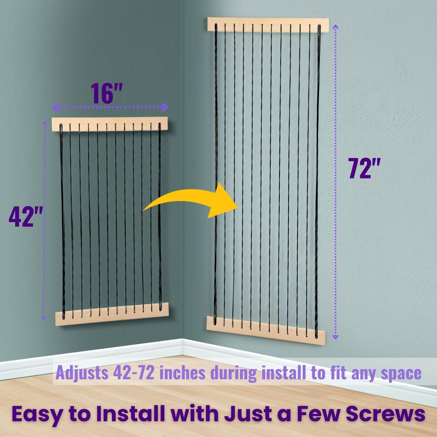 Hamaca de Almacenamiento de Animales de Peluche VOMELON Negro