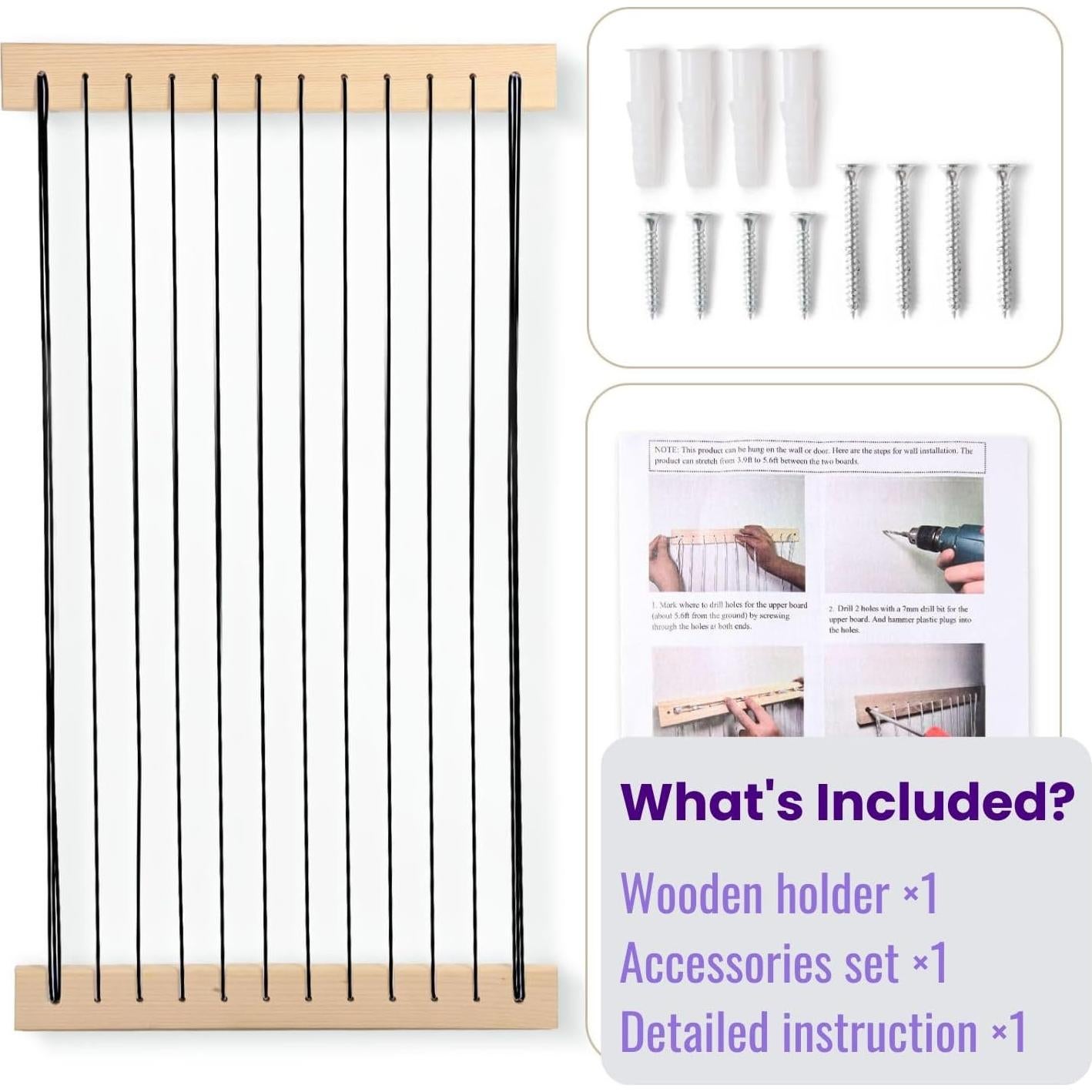 Hamaca de Almacenamiento de Animales de Peluche VOMELON Negro