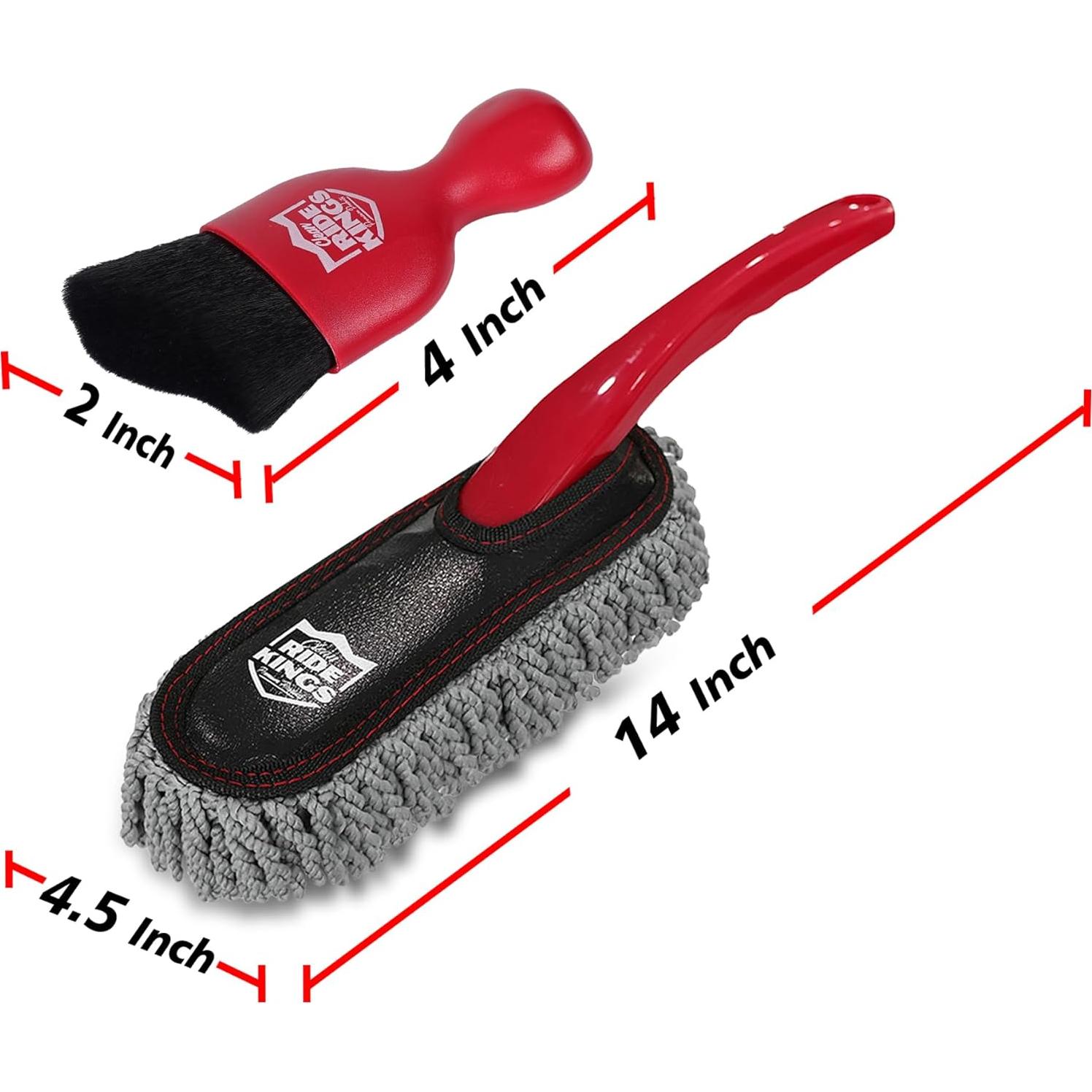 Kit de Limpieza de Coche RIDE KINGS - 3 Piezas, Extra Suave