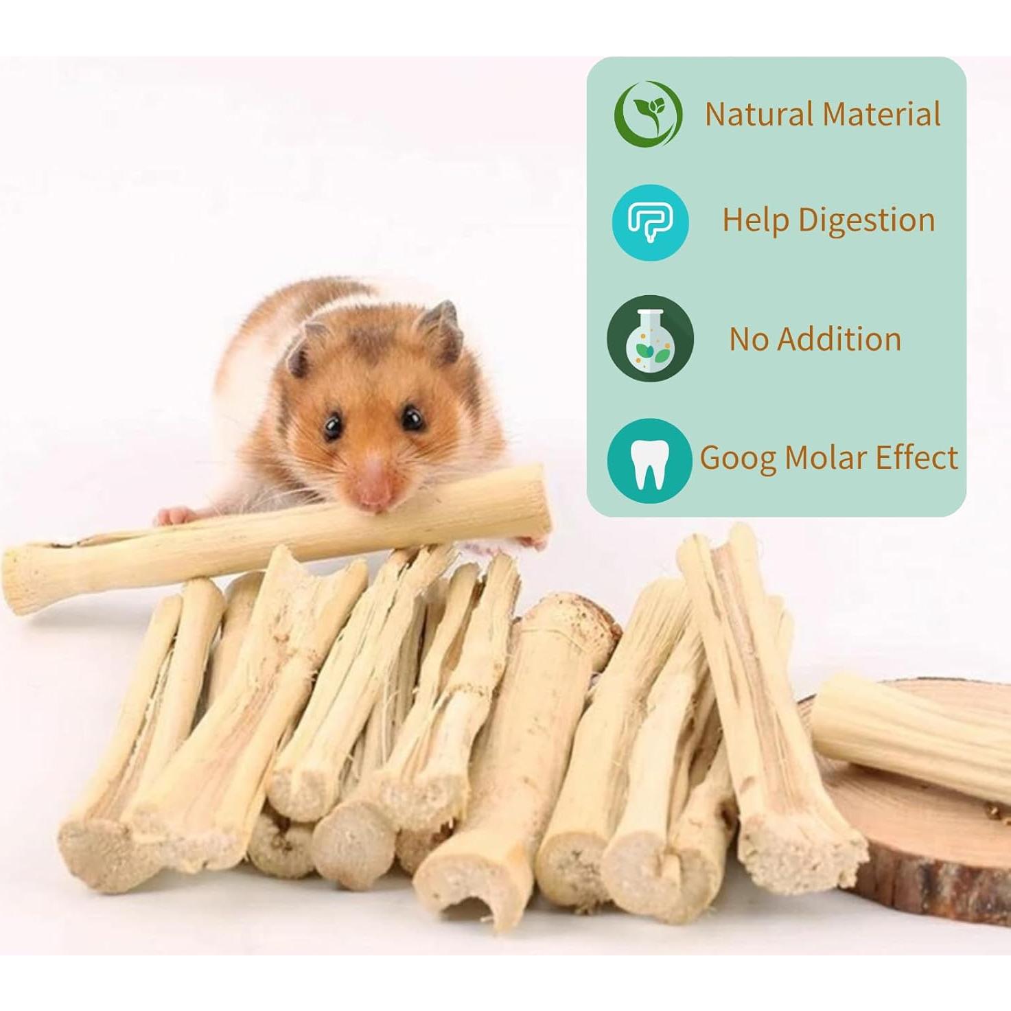 Palitos de Madera de Bambú Dulce Bskllrgo 150g Juguetes Dentales